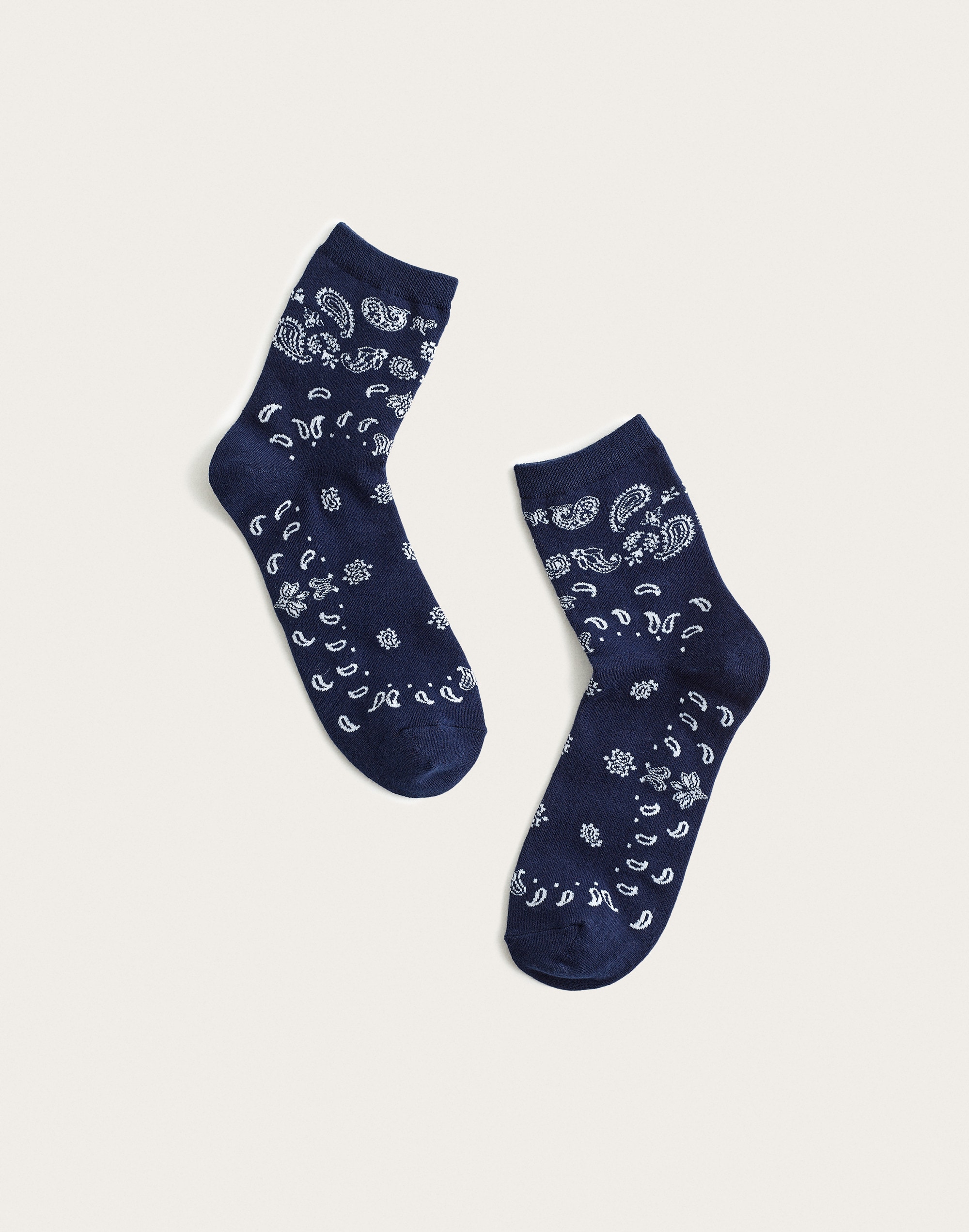 Bandana-Print Ankle Socks