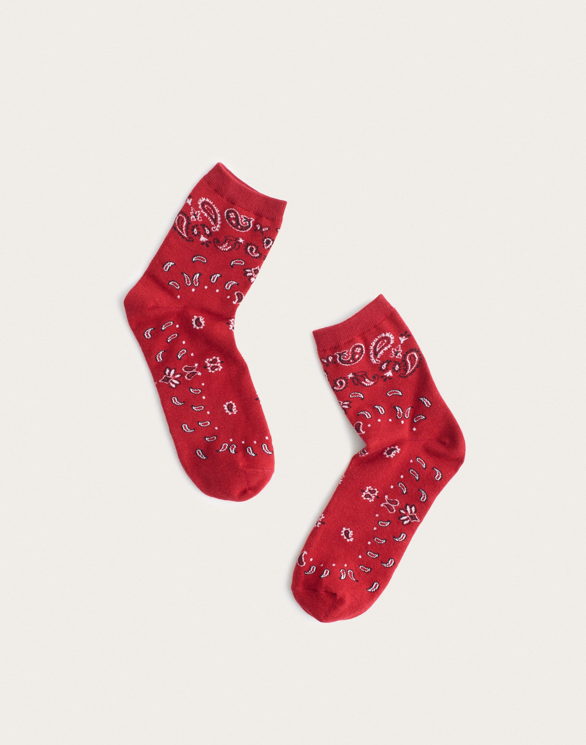 Bandana-Print Ankle Socks