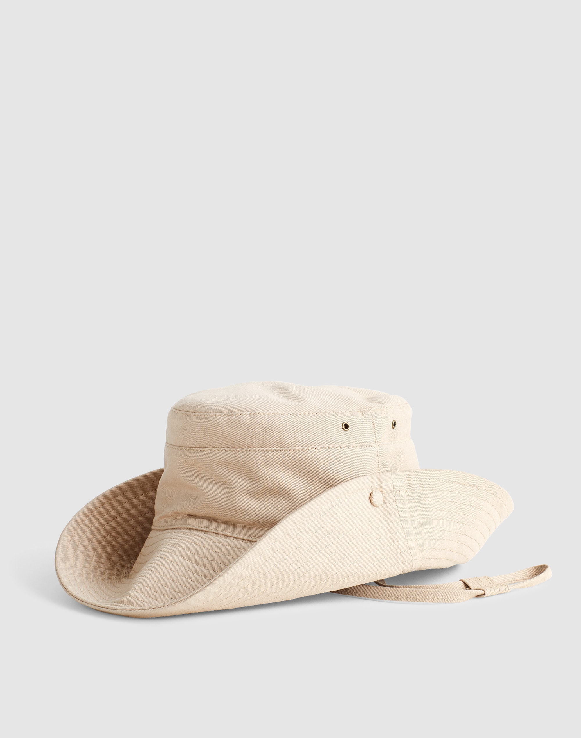 Madewell Snap Bucket Hat In Neutral