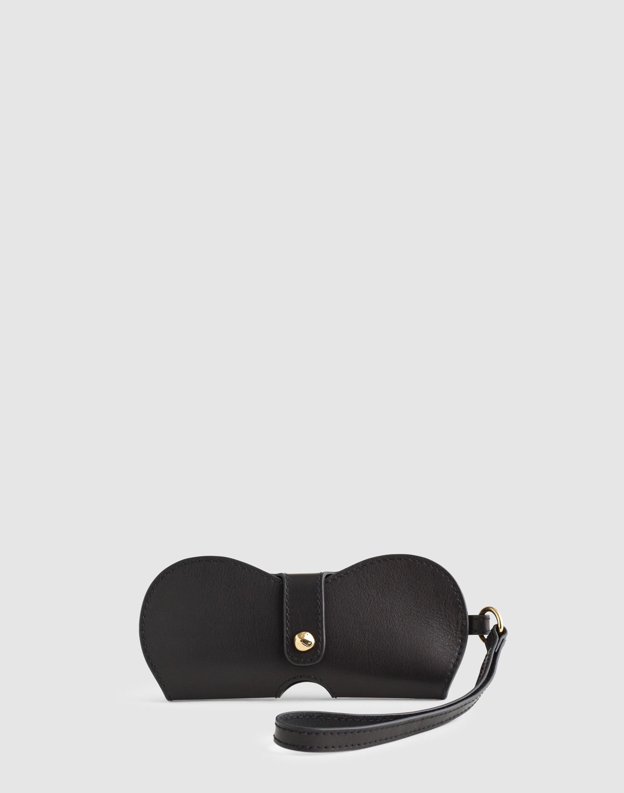 Madewell Sunglasses Case With Strap In Black