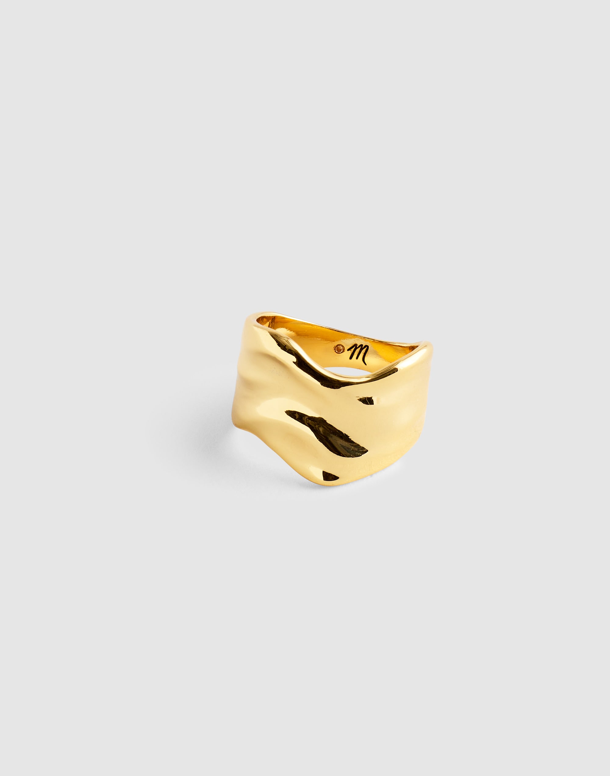 Chunky Wavy Ring - Gold