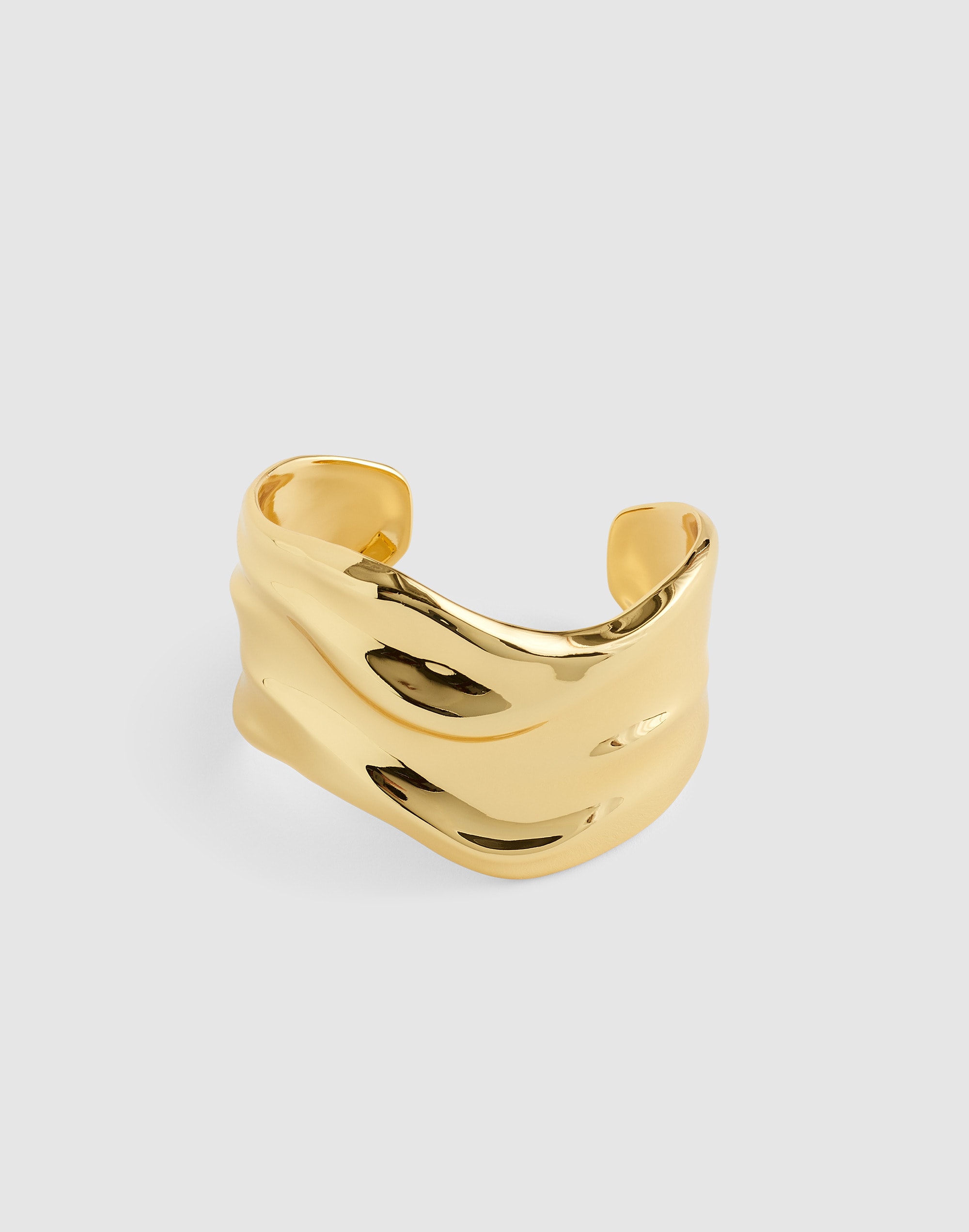 Chunky Wavy Cuff Bracelet