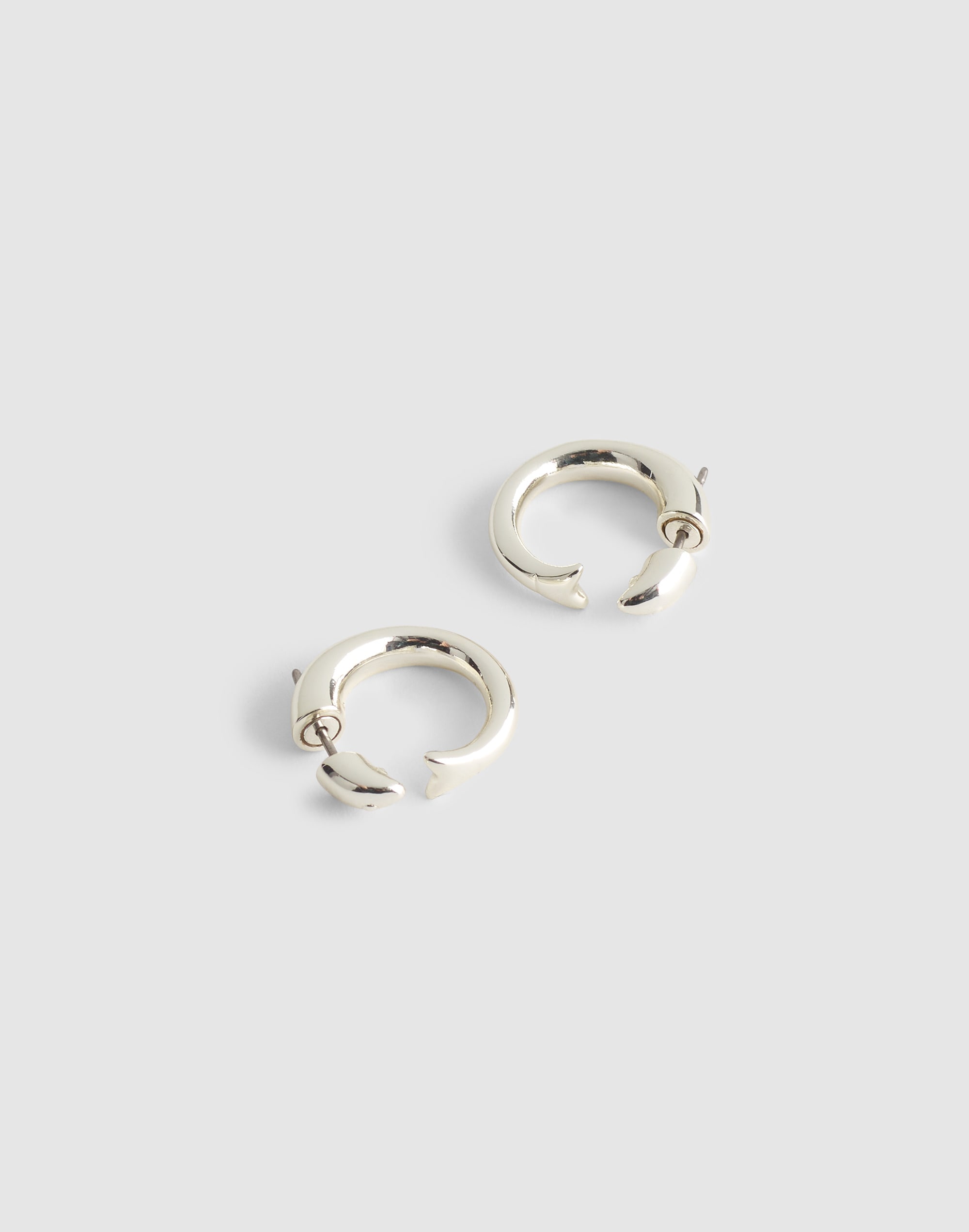 fish split hoop earrings