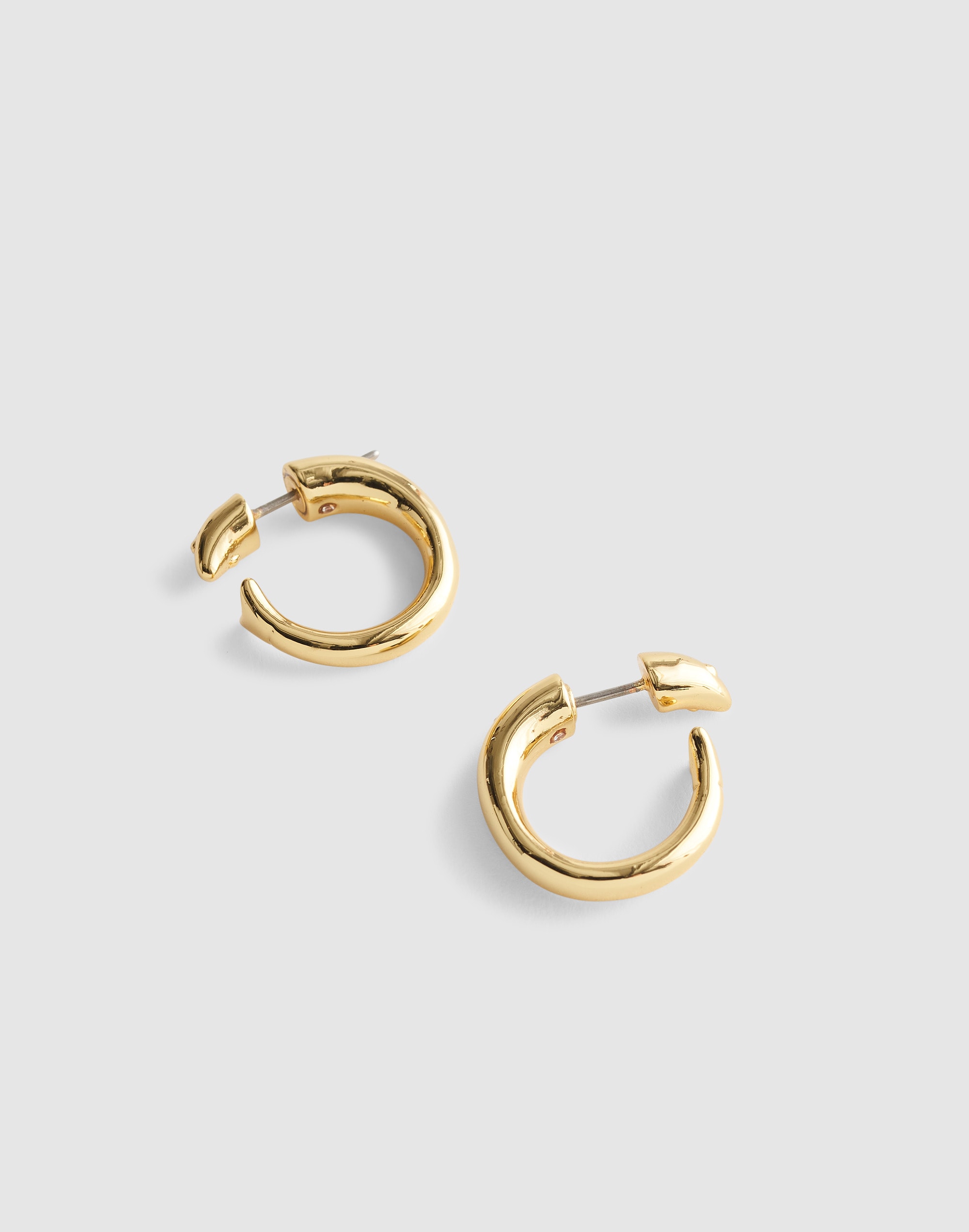 fish split hoop earrings