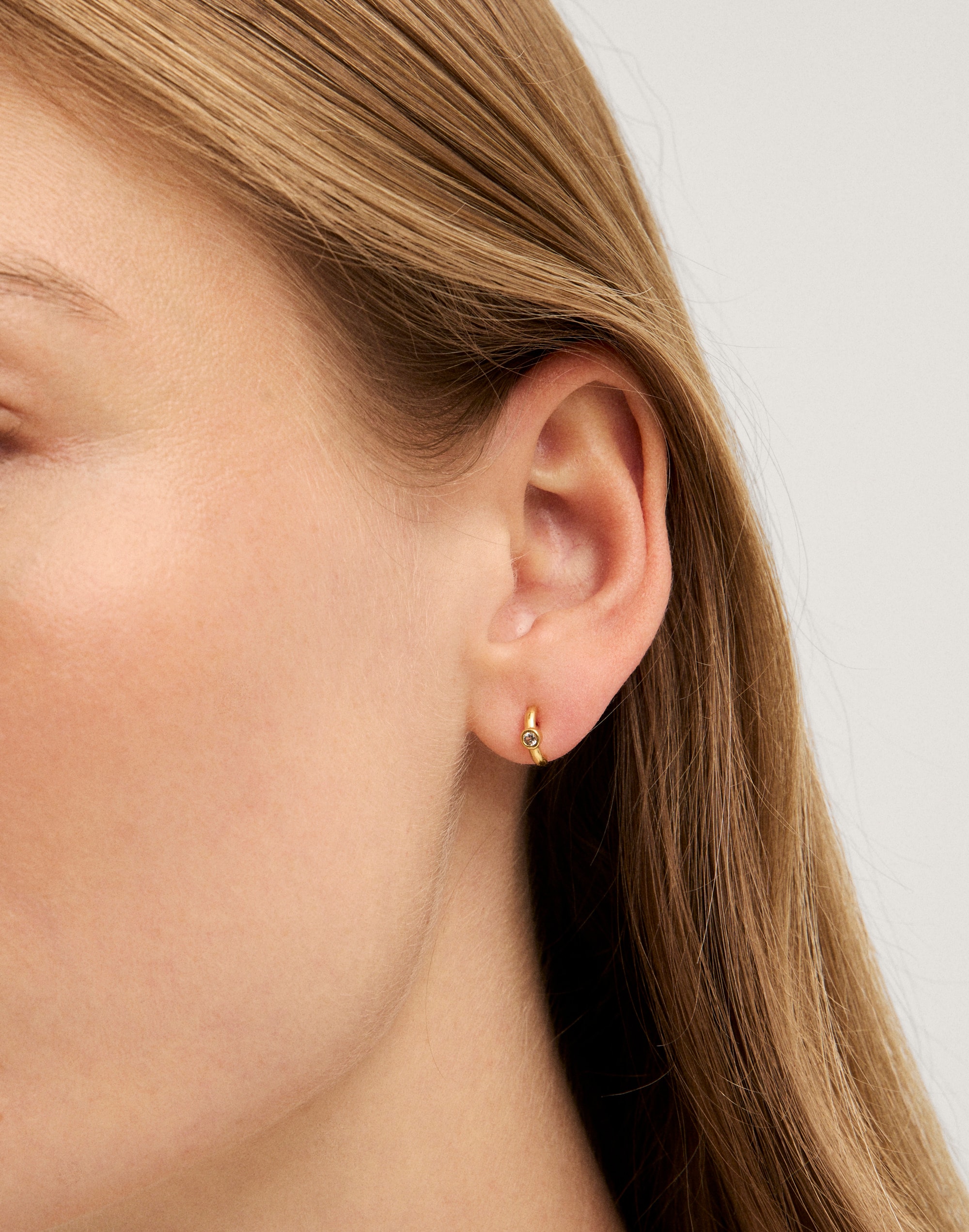 Demi-Fine Illusion Stud Earrings