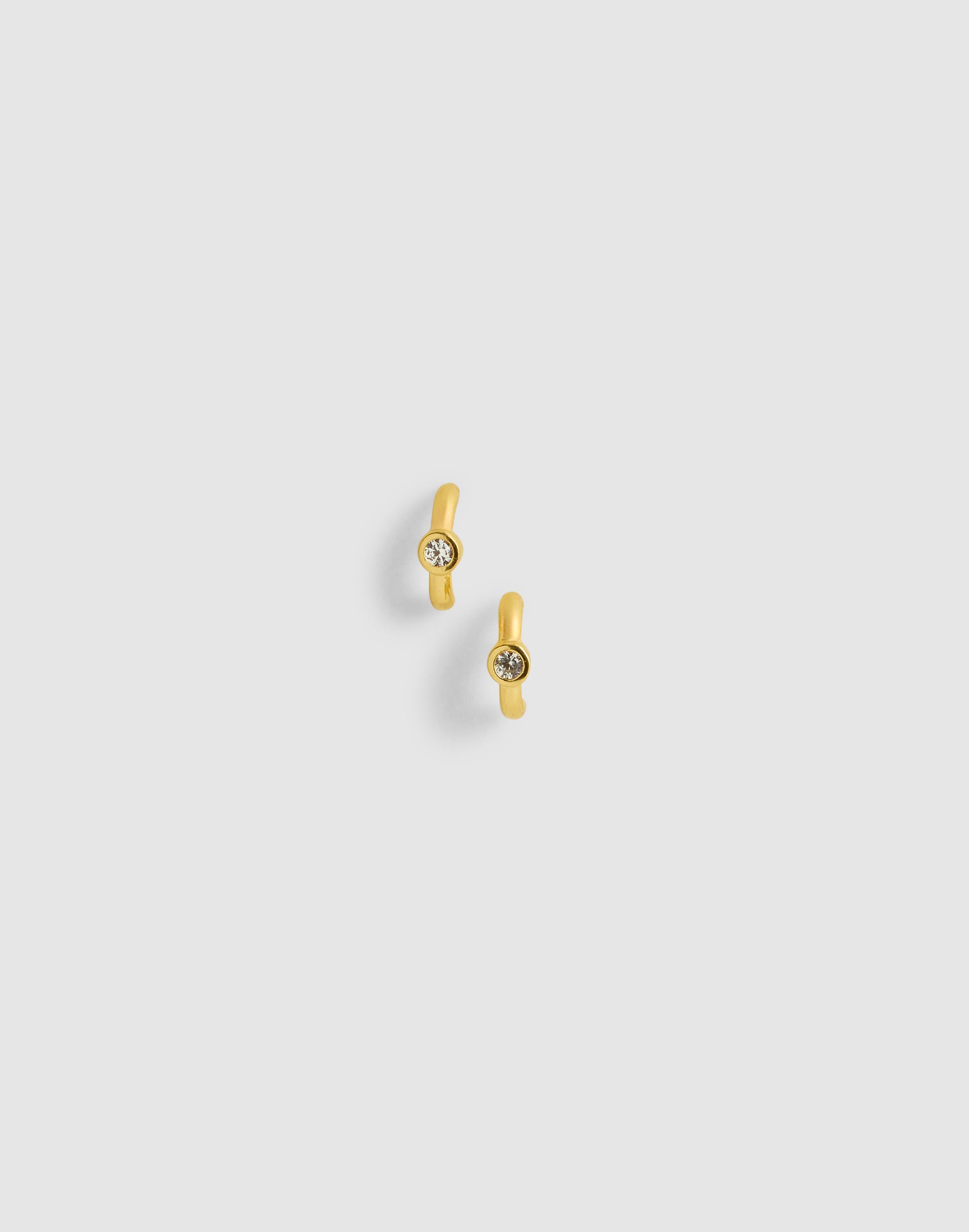 Madewell Demi-fine Turquoise Illusion Stud Earrings In Gold