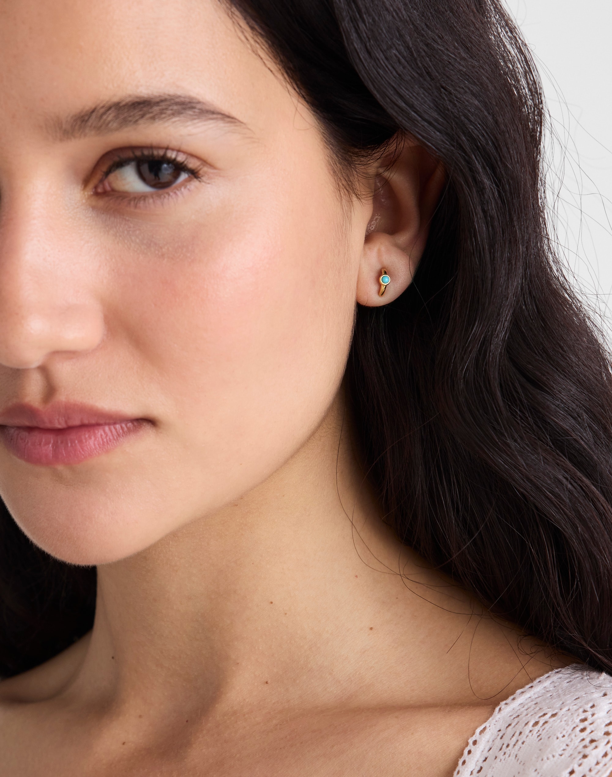 Demi-Fine Illusion Stud Earrings