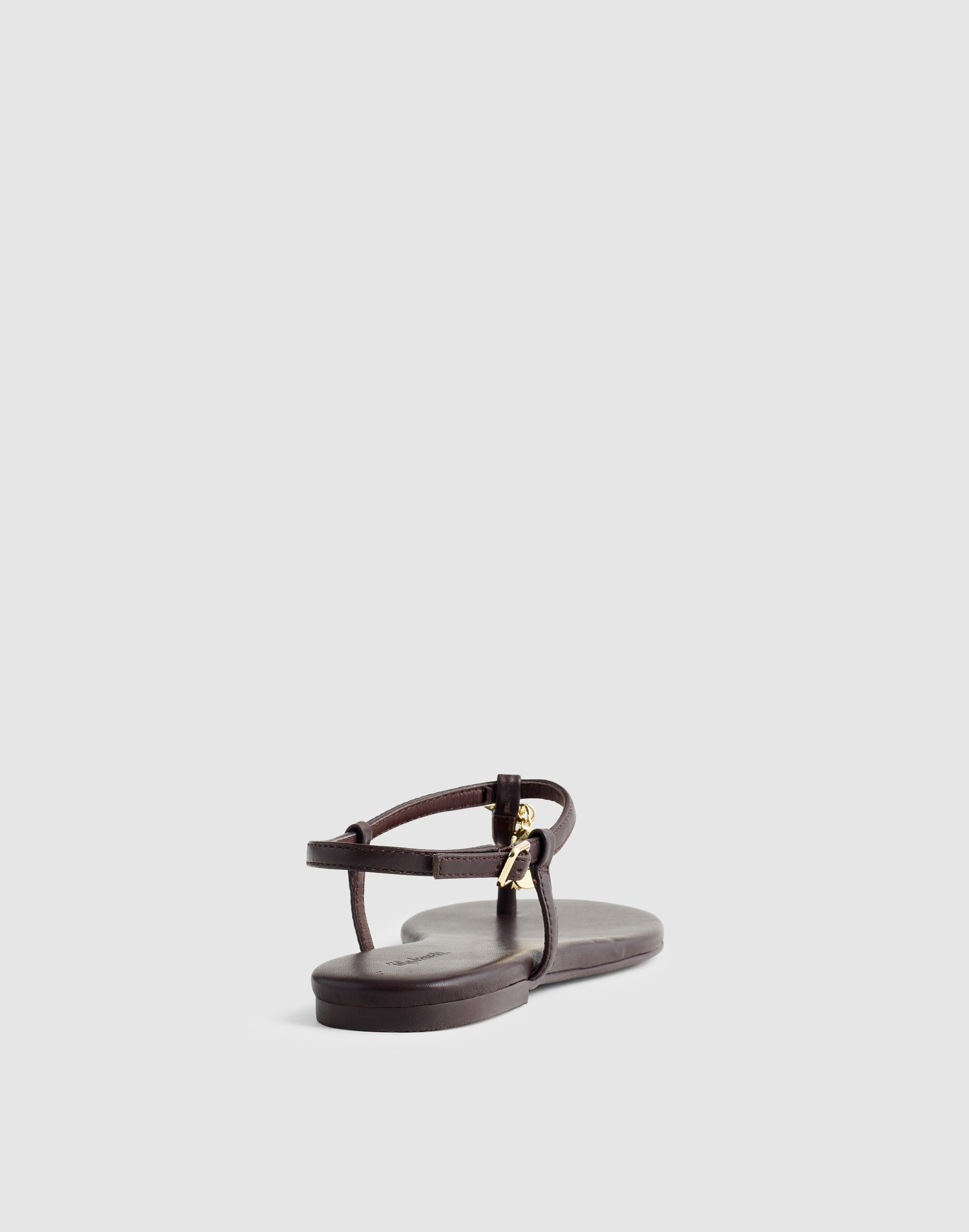 Madewell x Shopbop Iggy Charm T-Strap Sandal in Leather