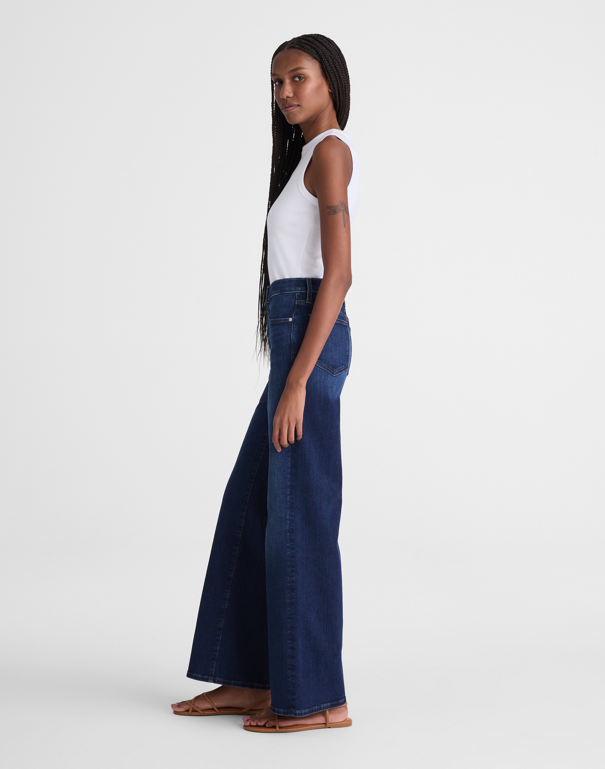 The Tall Wide-Leg Jean in Super Stretch