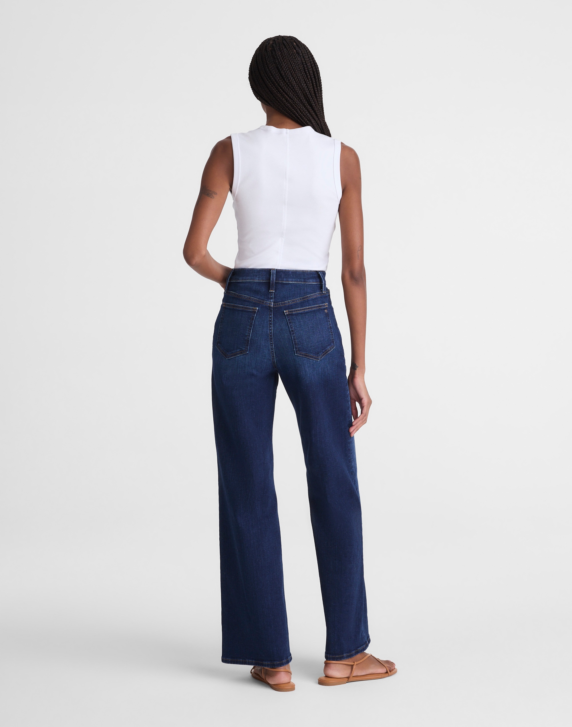 The Tall Wide-Leg Jean in Super Stretch