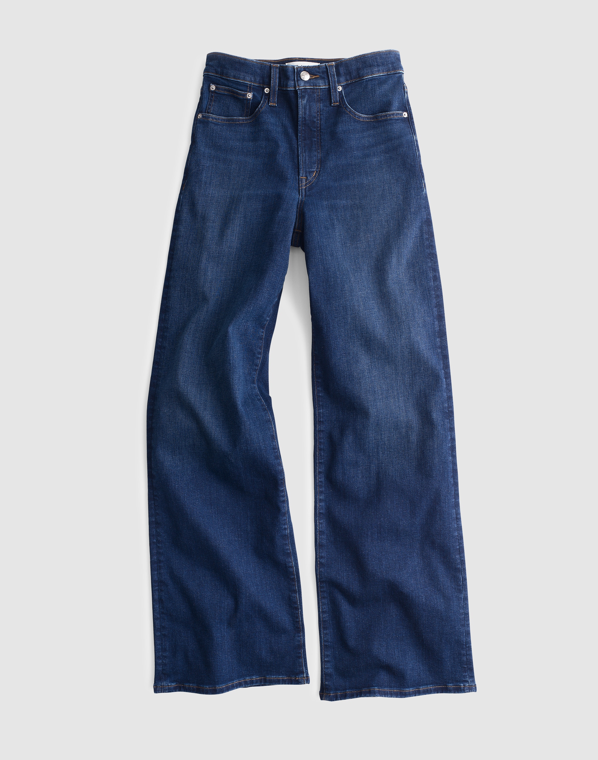 The Wide-Leg Jean in Super Stretch Denim