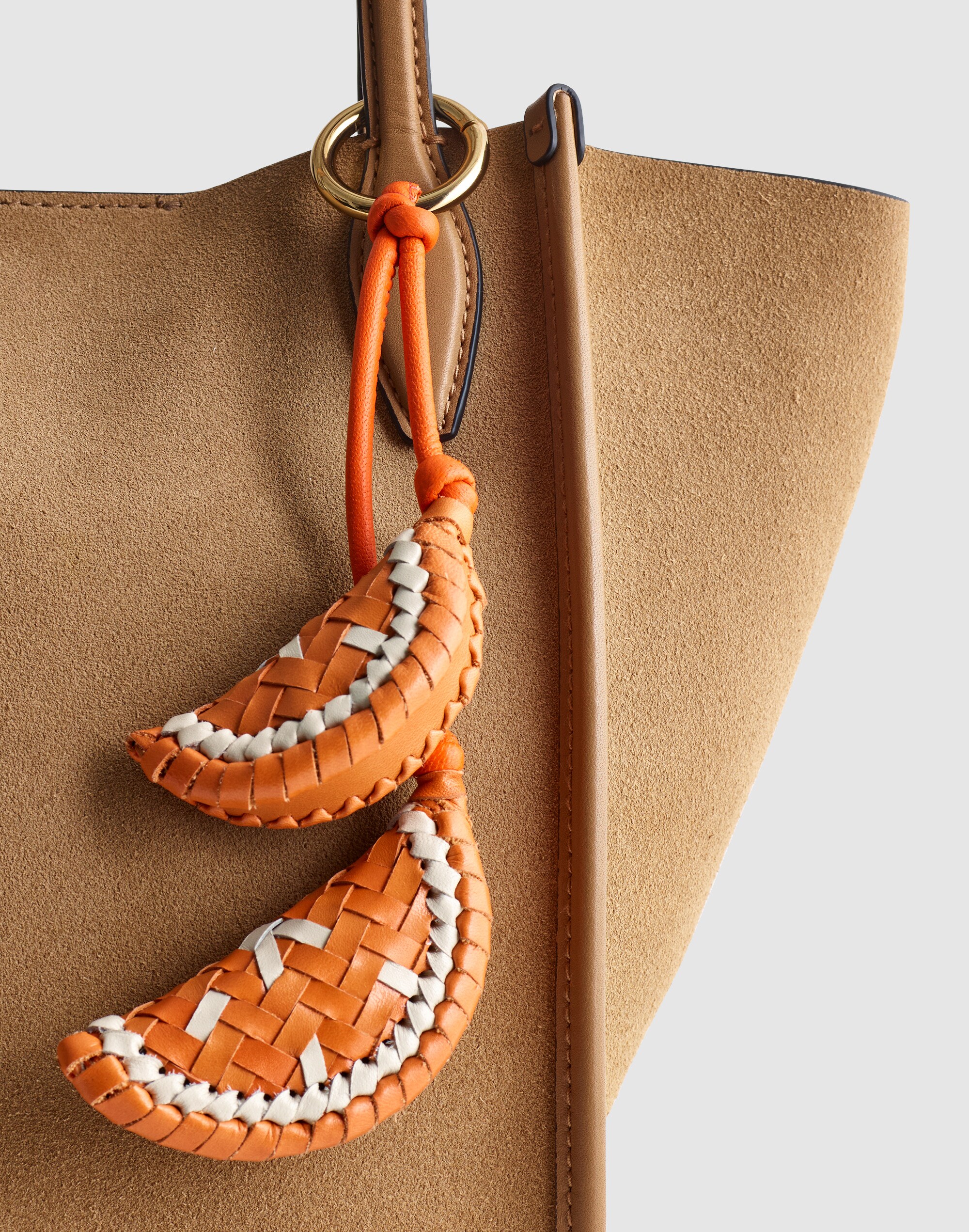 Woven Citrus Bag Charm