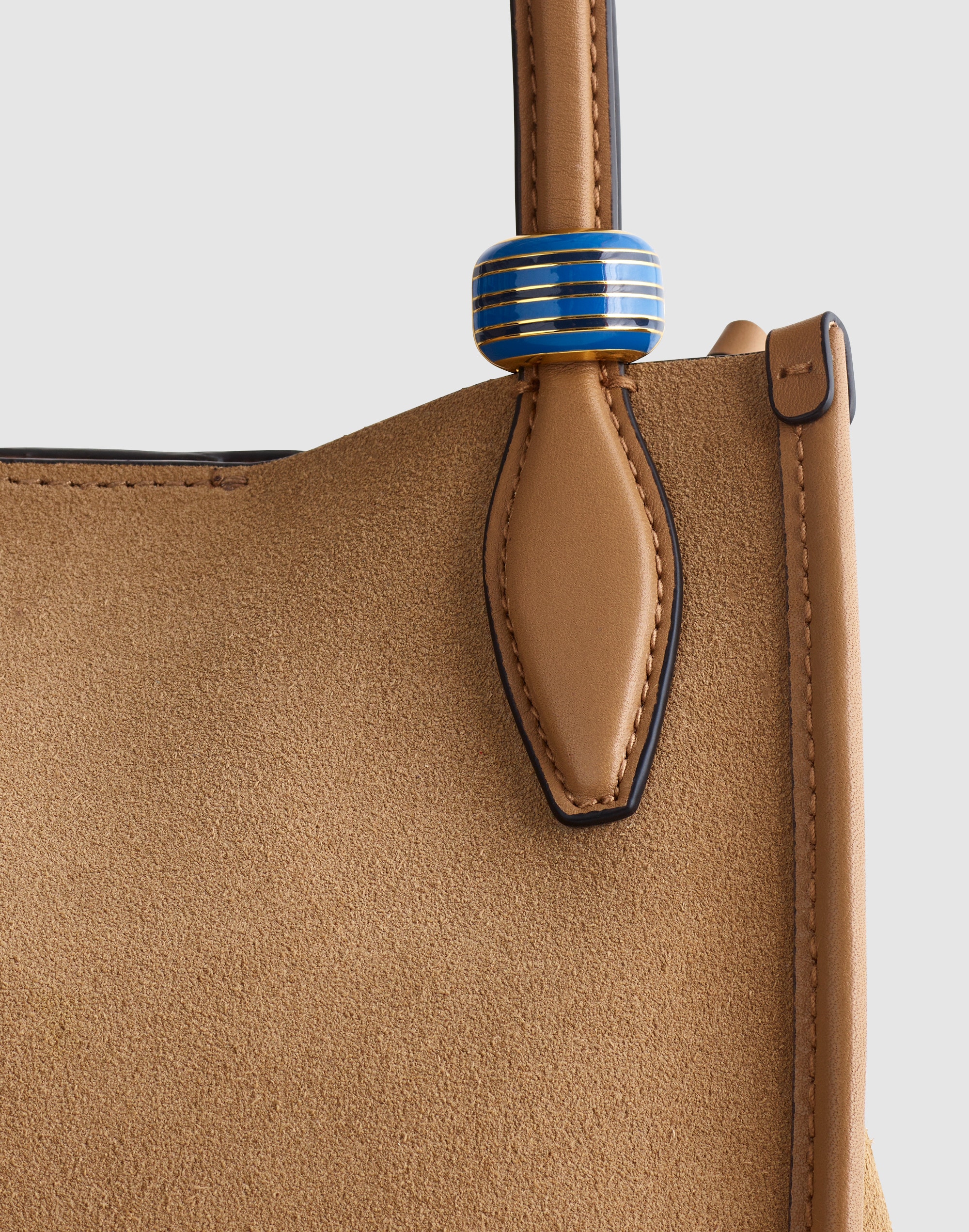 Striped Enamel Bead Clip