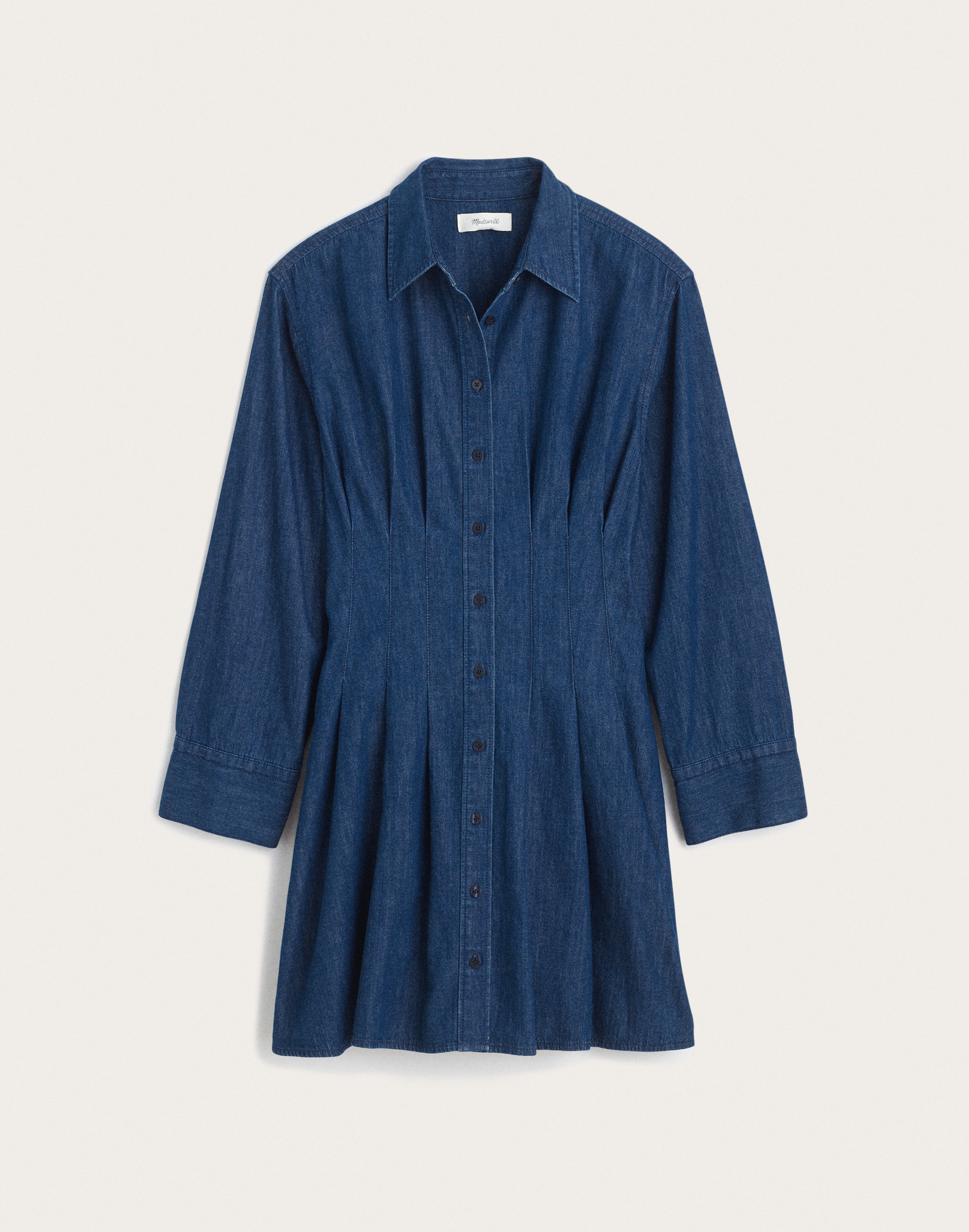 The Chrissy Denim Mini Shirtdress