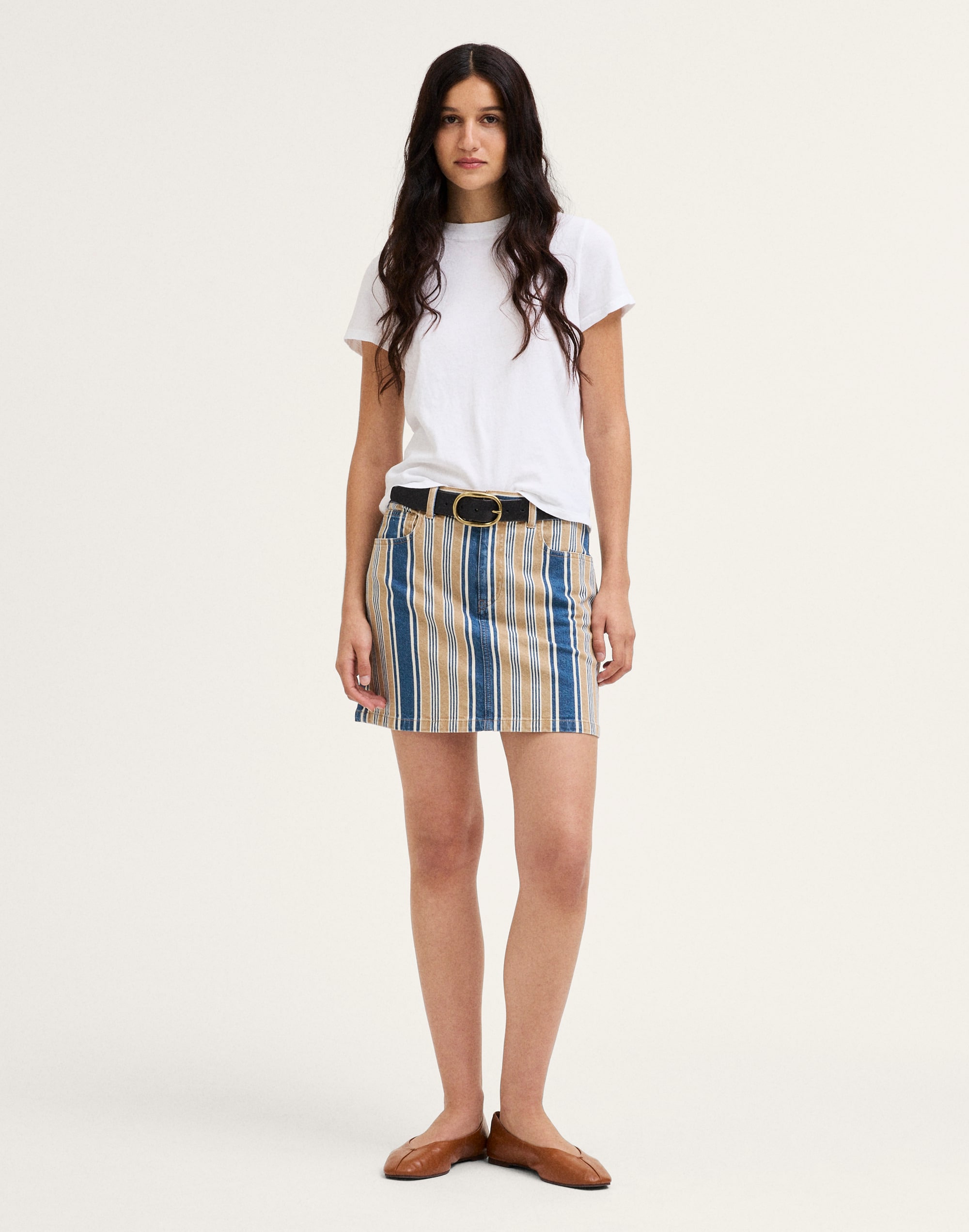 Denim Mini Skirt
