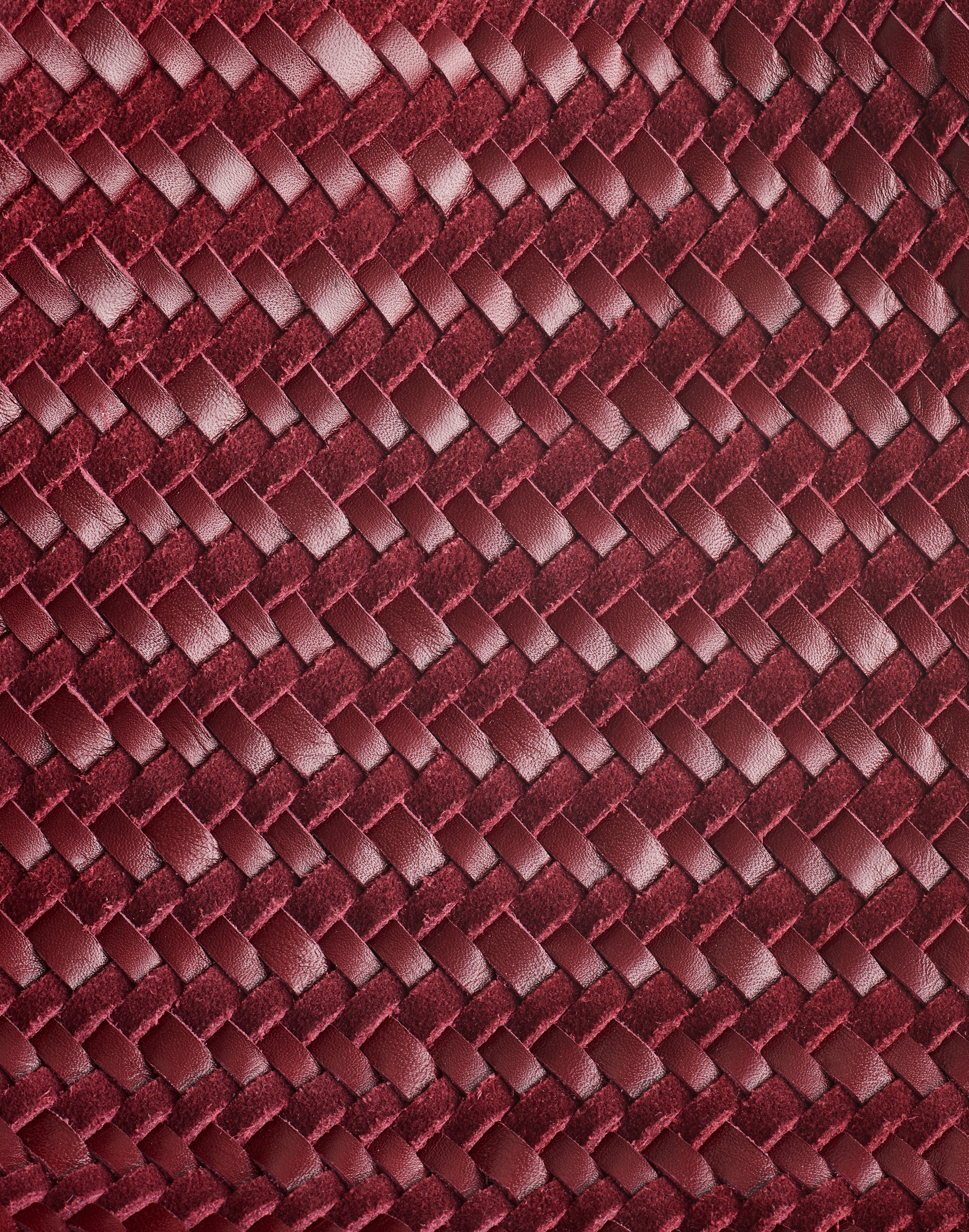 The Signature Woven Tote in Suede &amp; Leather