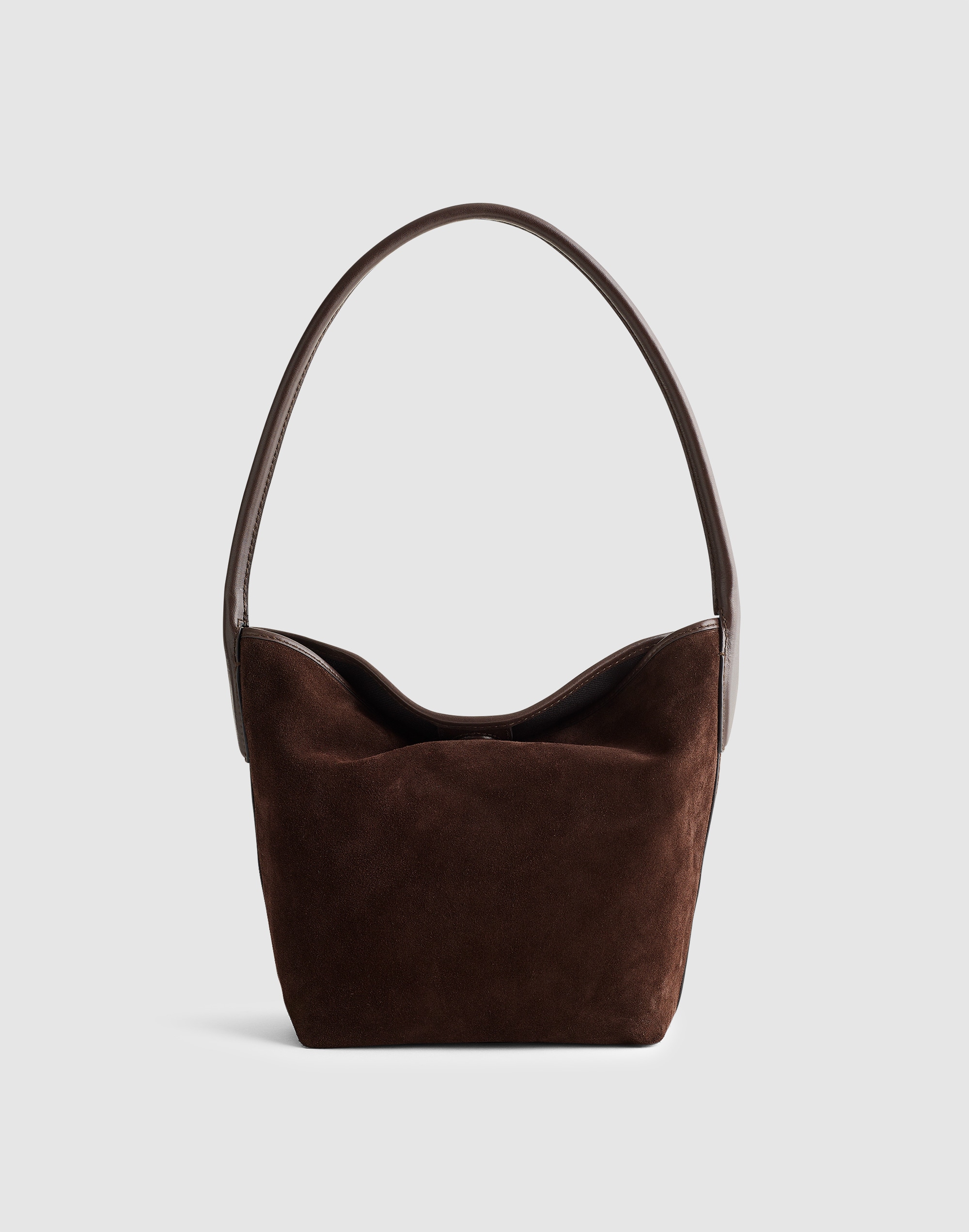 Madewell The Structured Flap Shoulder Bag In Dark Carob