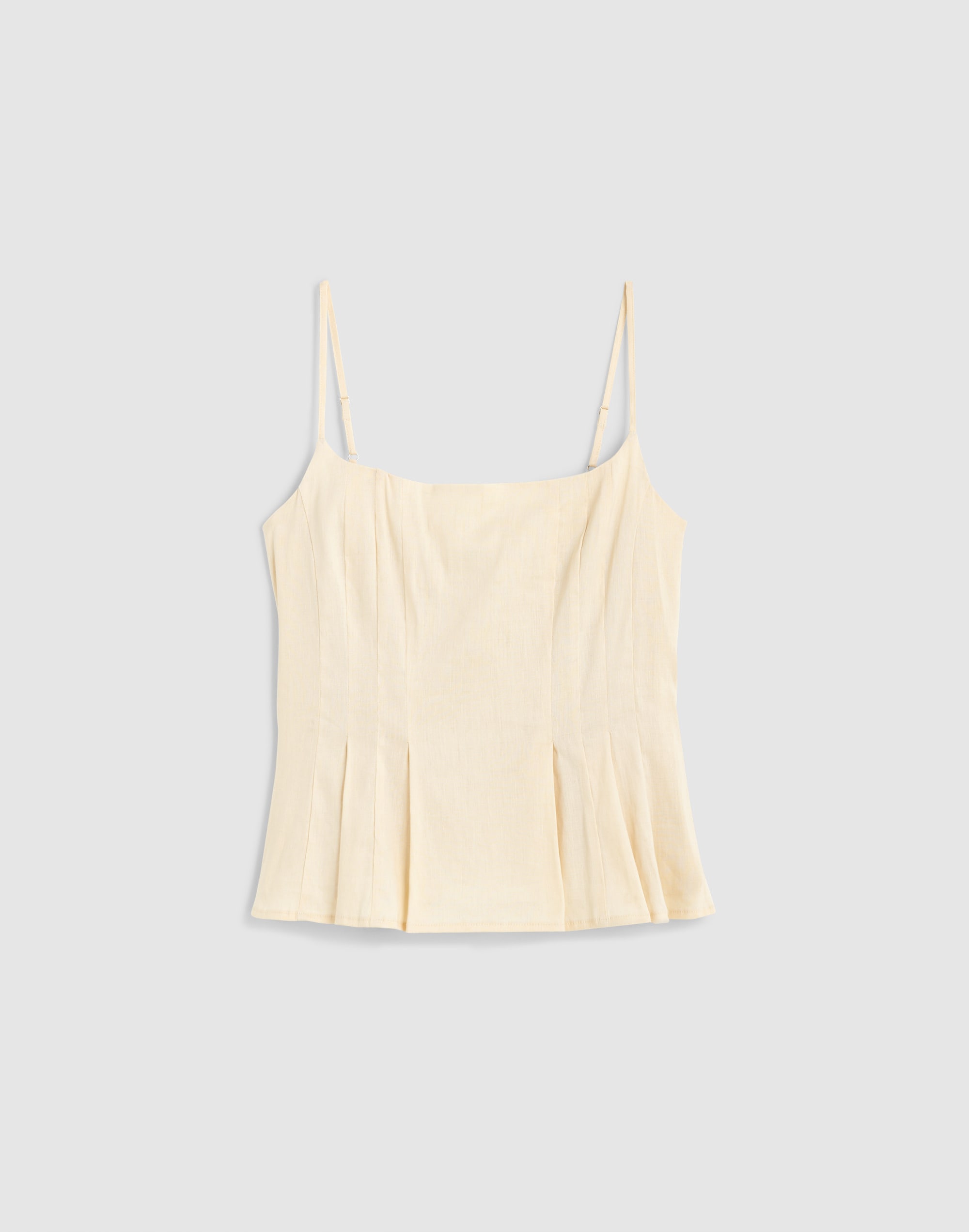 Darted Peplum Cami Top