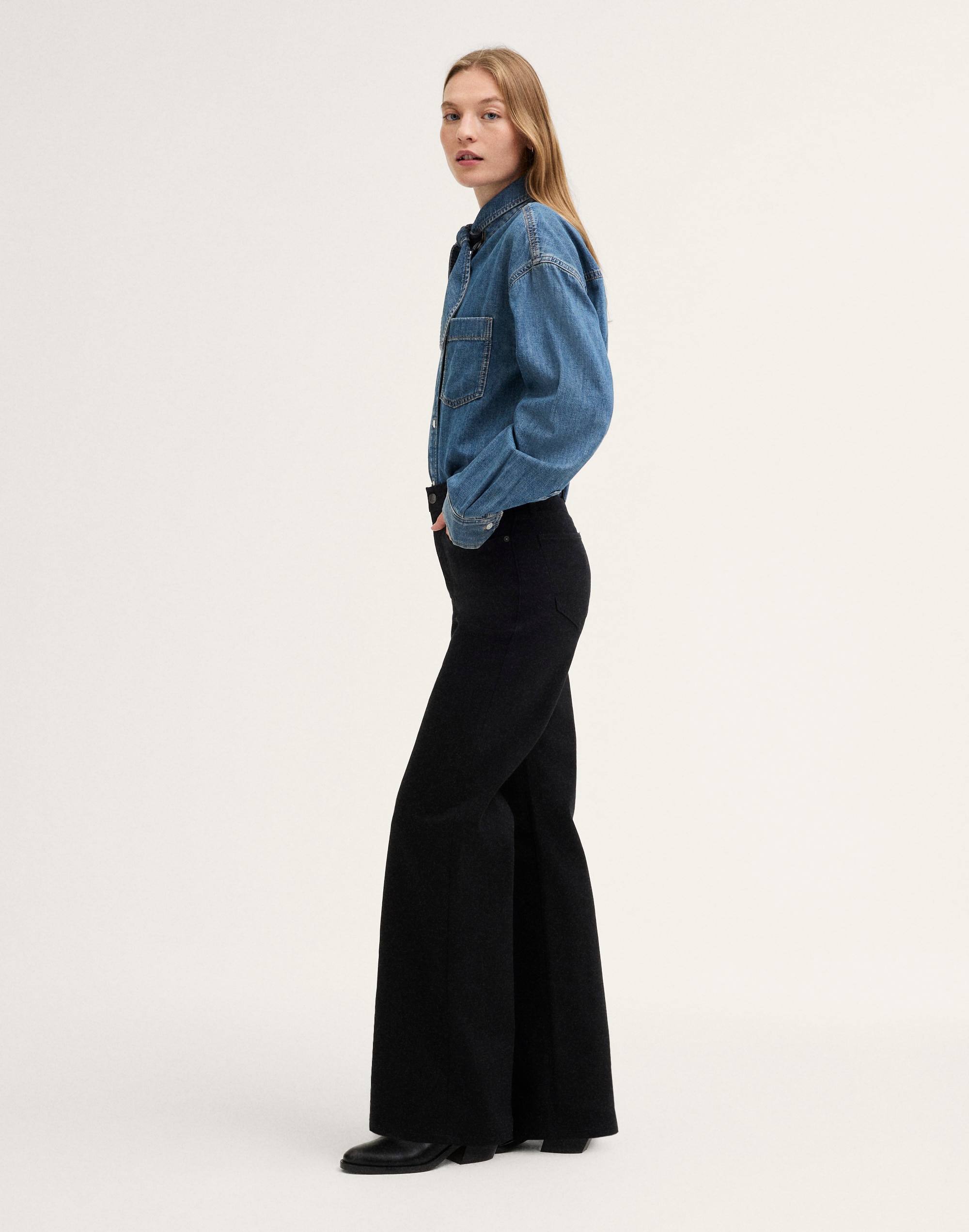 The Tall Wide-Leg Jean in Super Stretch
