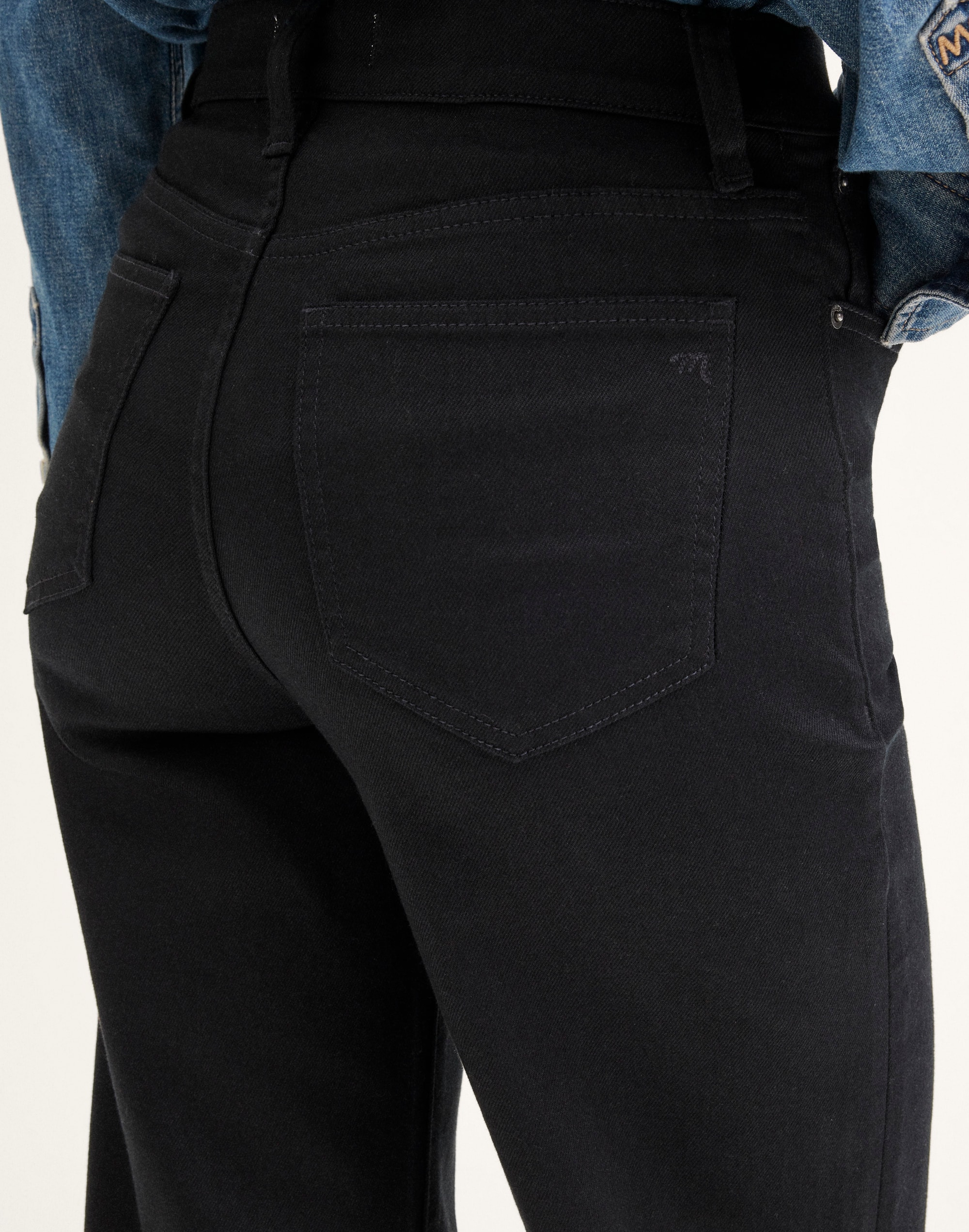 The Wide-Leg Jean in Super Stretch Denim