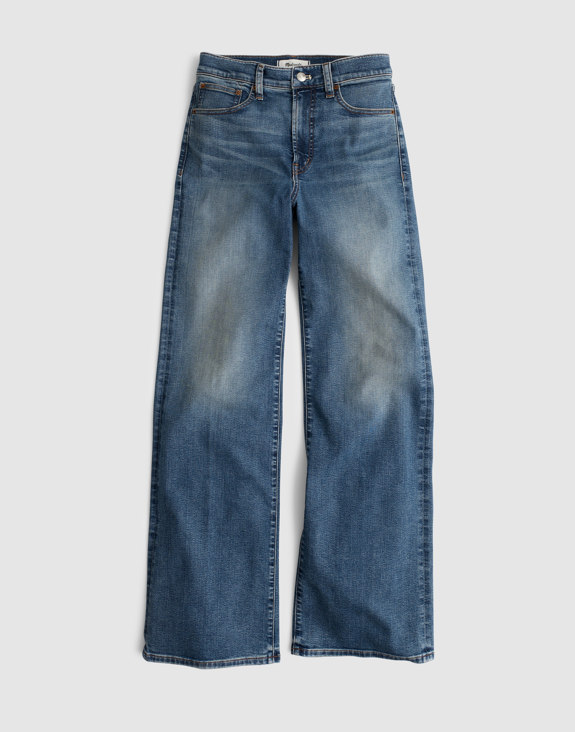 The Wide-Leg Jean in Super Stretch Denim
