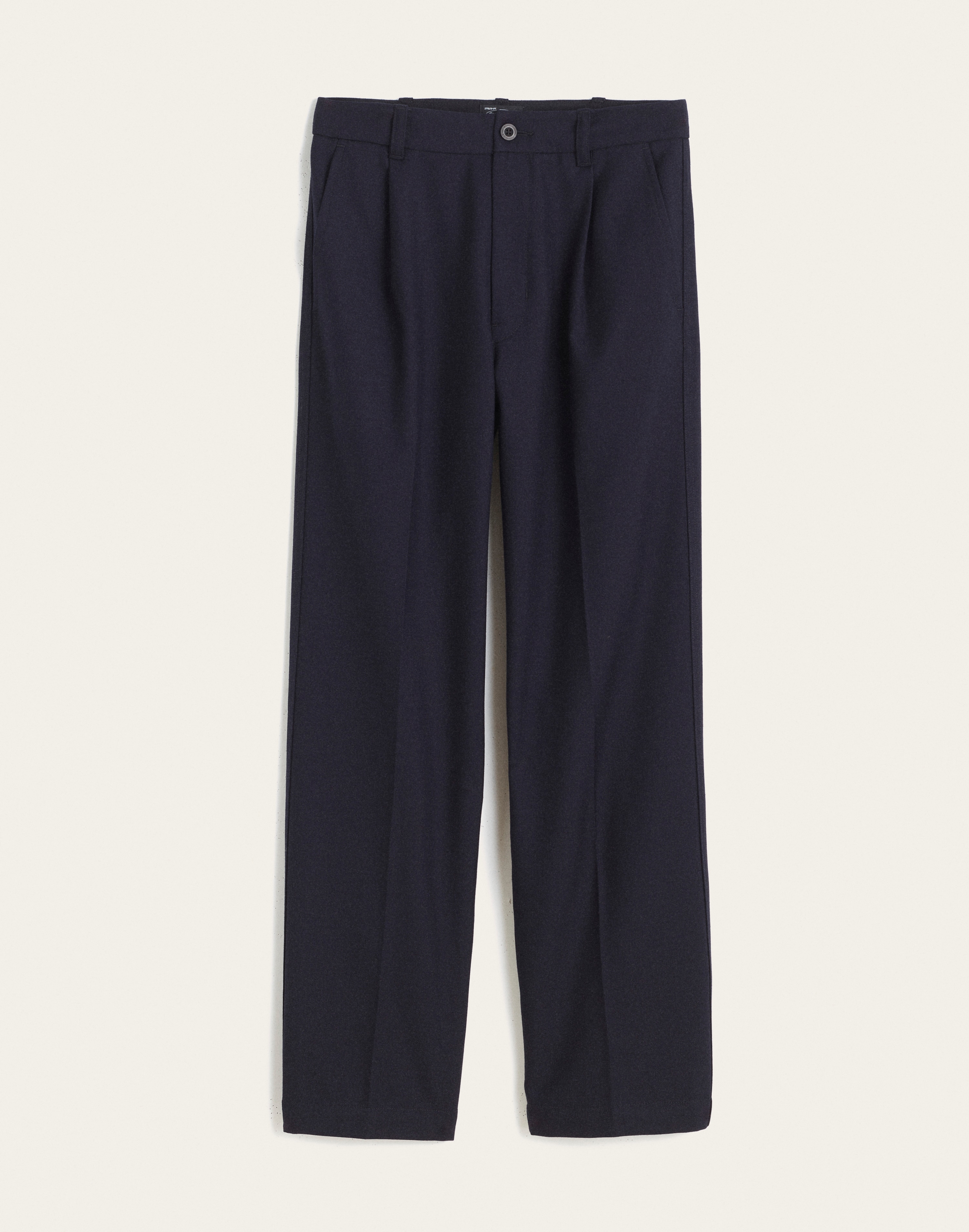 Single-Pleat Patch-Pocket Trouser