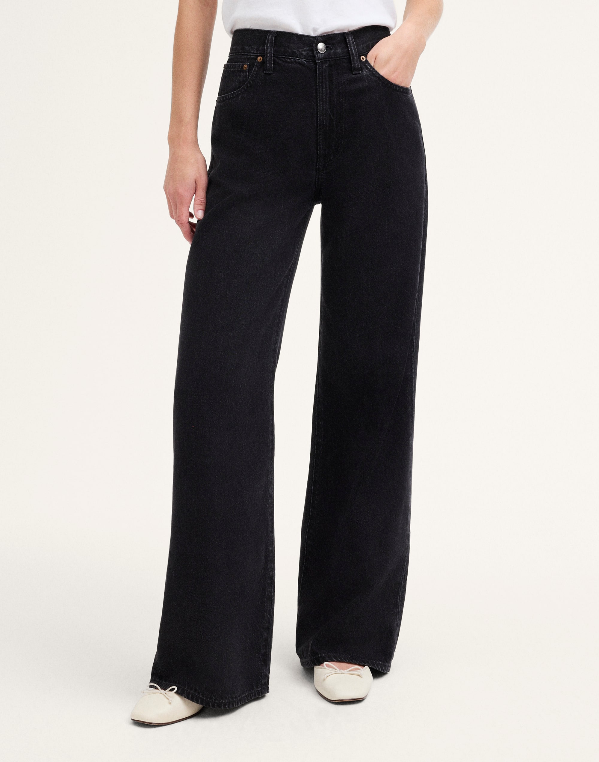 The Ultimate Wide-Leg Jean in Airy Denim