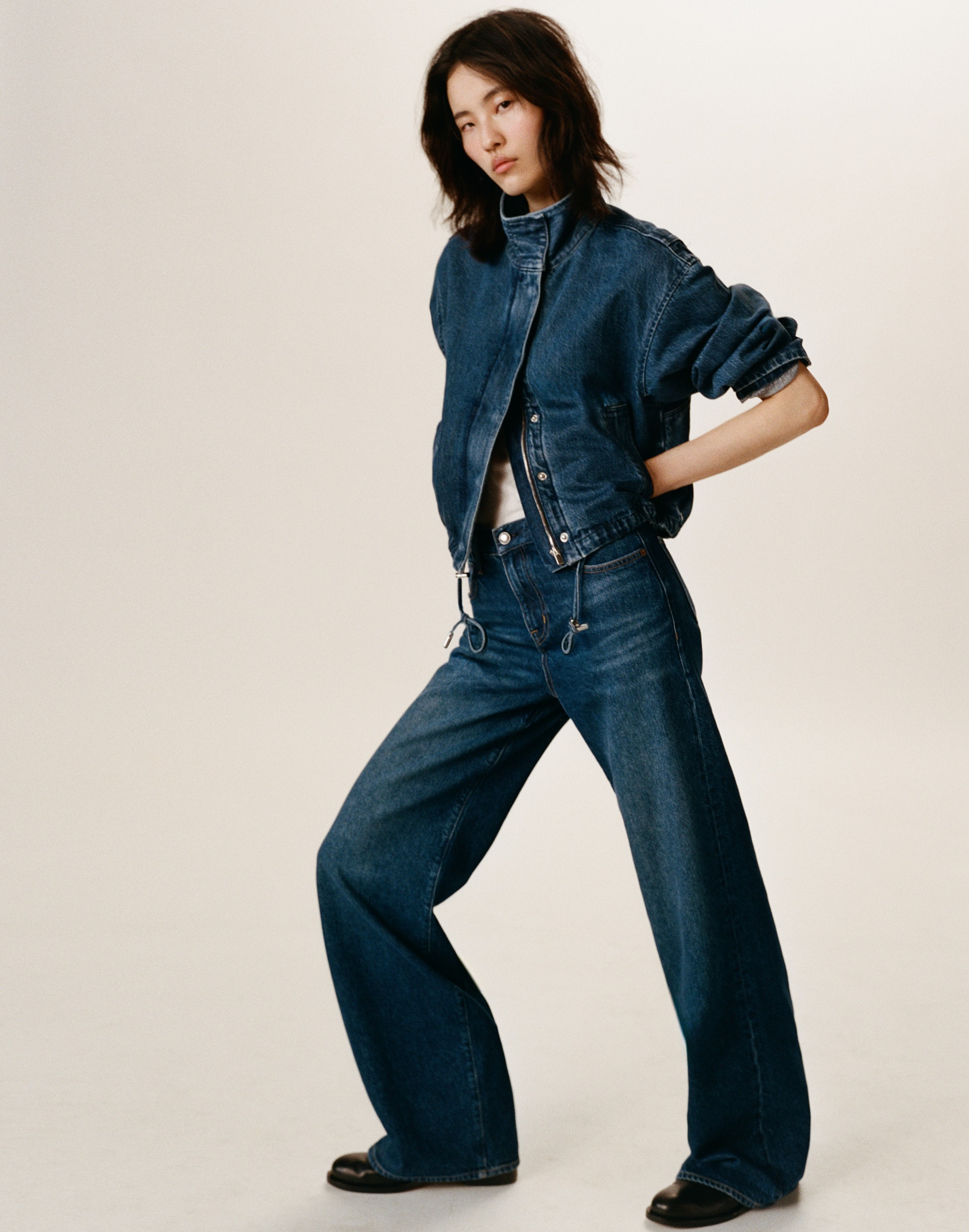 The Ultimate Wide-Leg Jean in Airy Denim