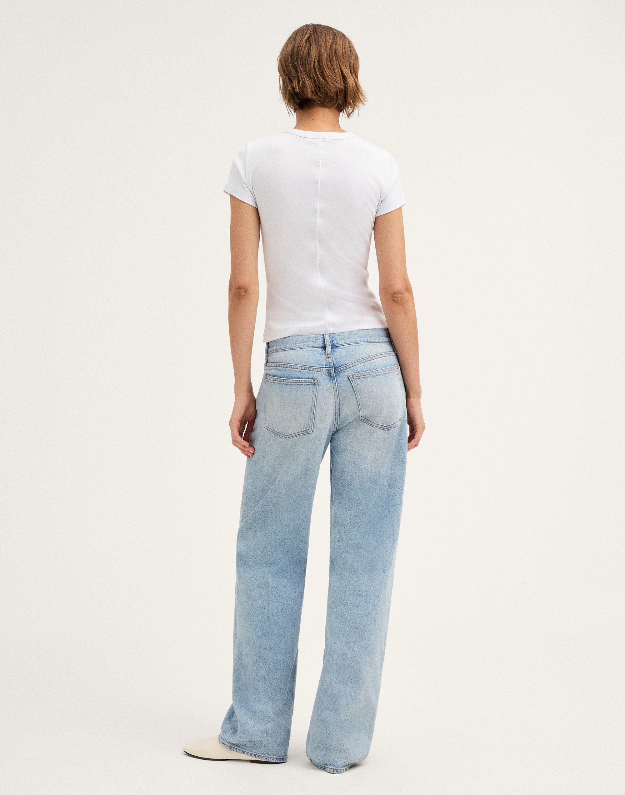 Tall Low-Slung Baggy Jeans in Airy Denim