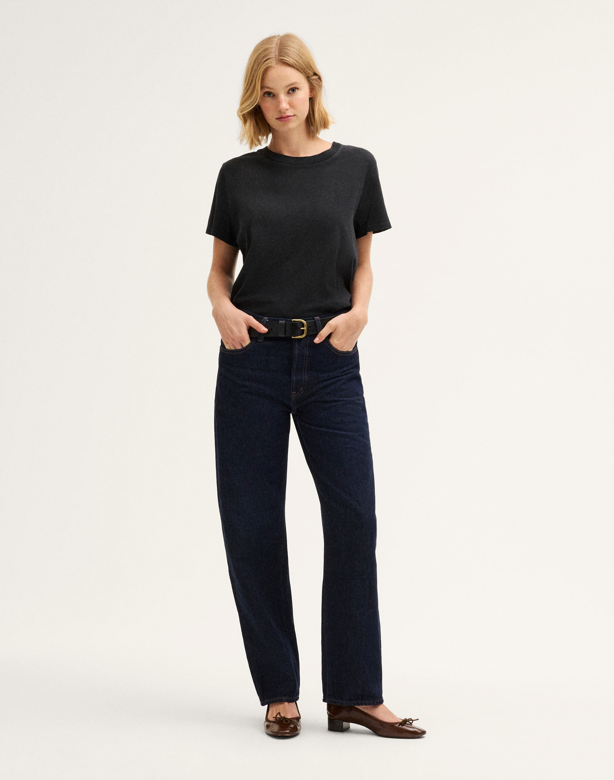 the barrel-leg jean