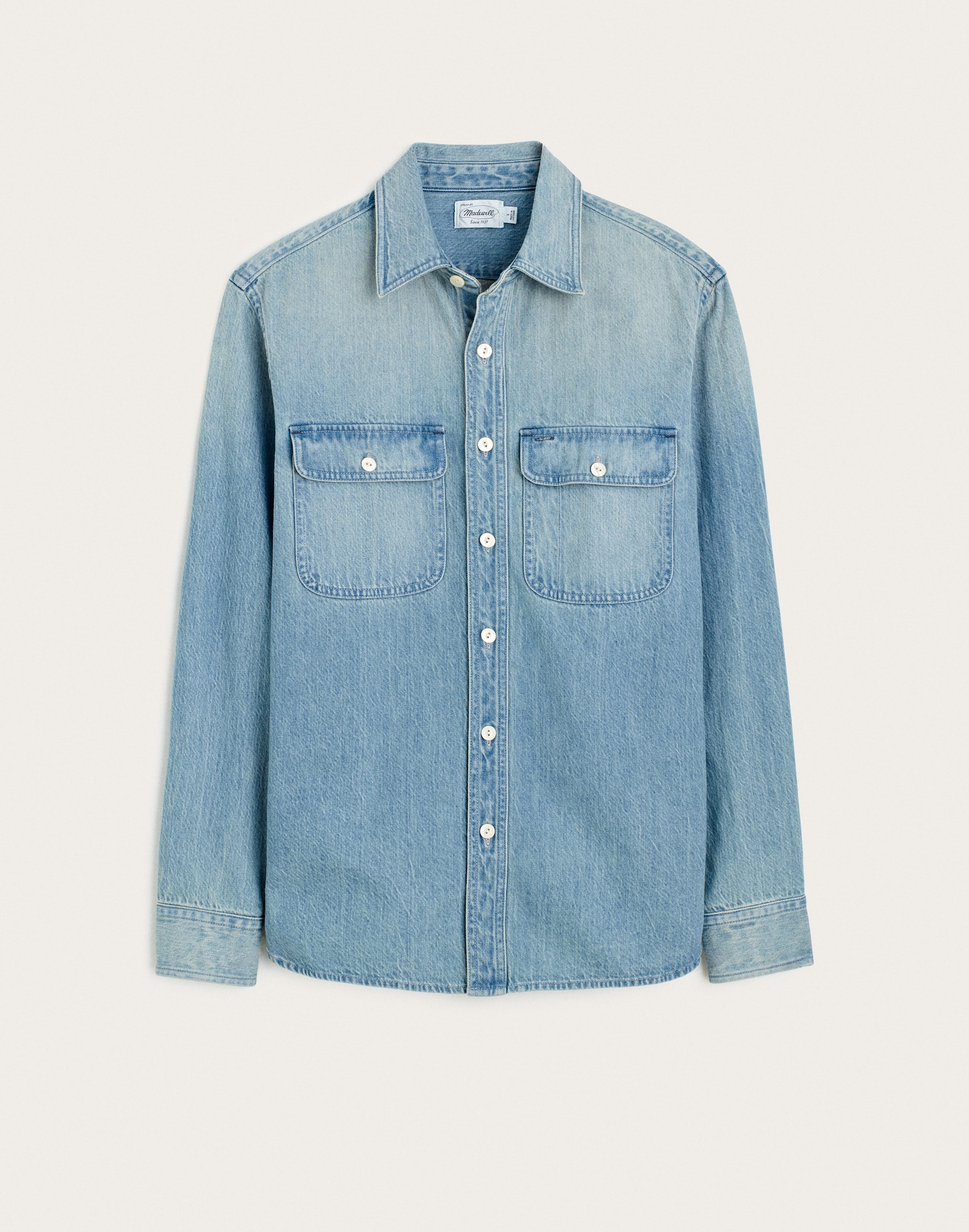 Work Shirt in Softfade Denim
