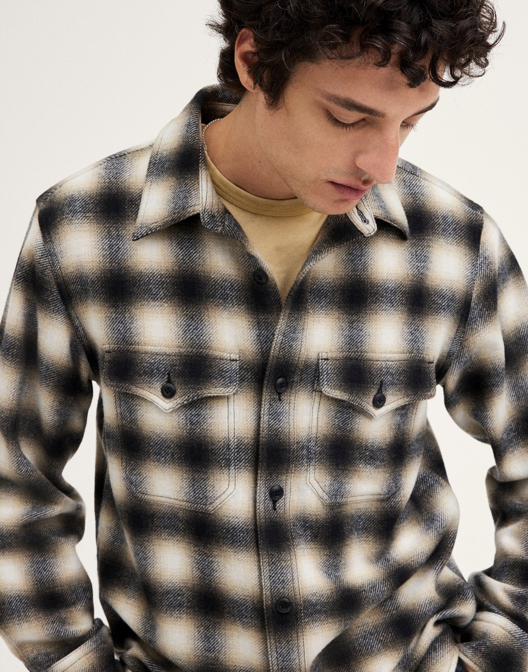 Overshirt in Wool Blend
