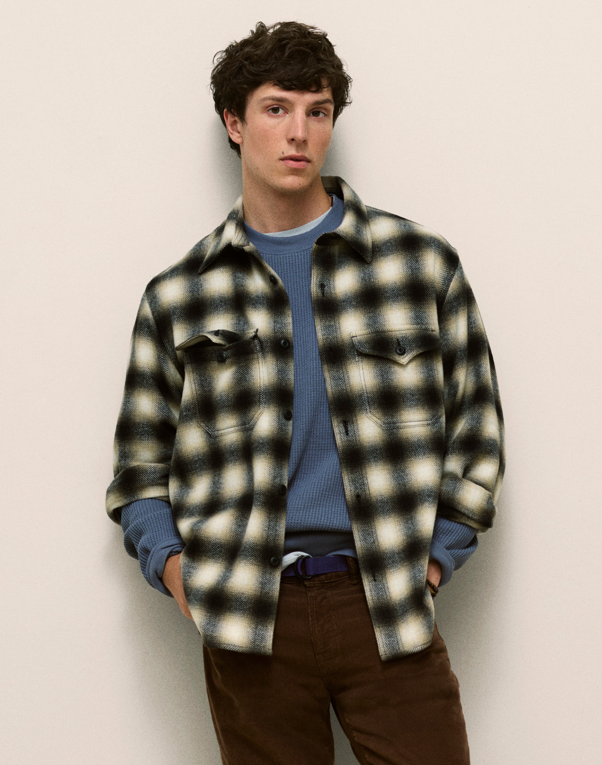 Overshirt in Wool Blend