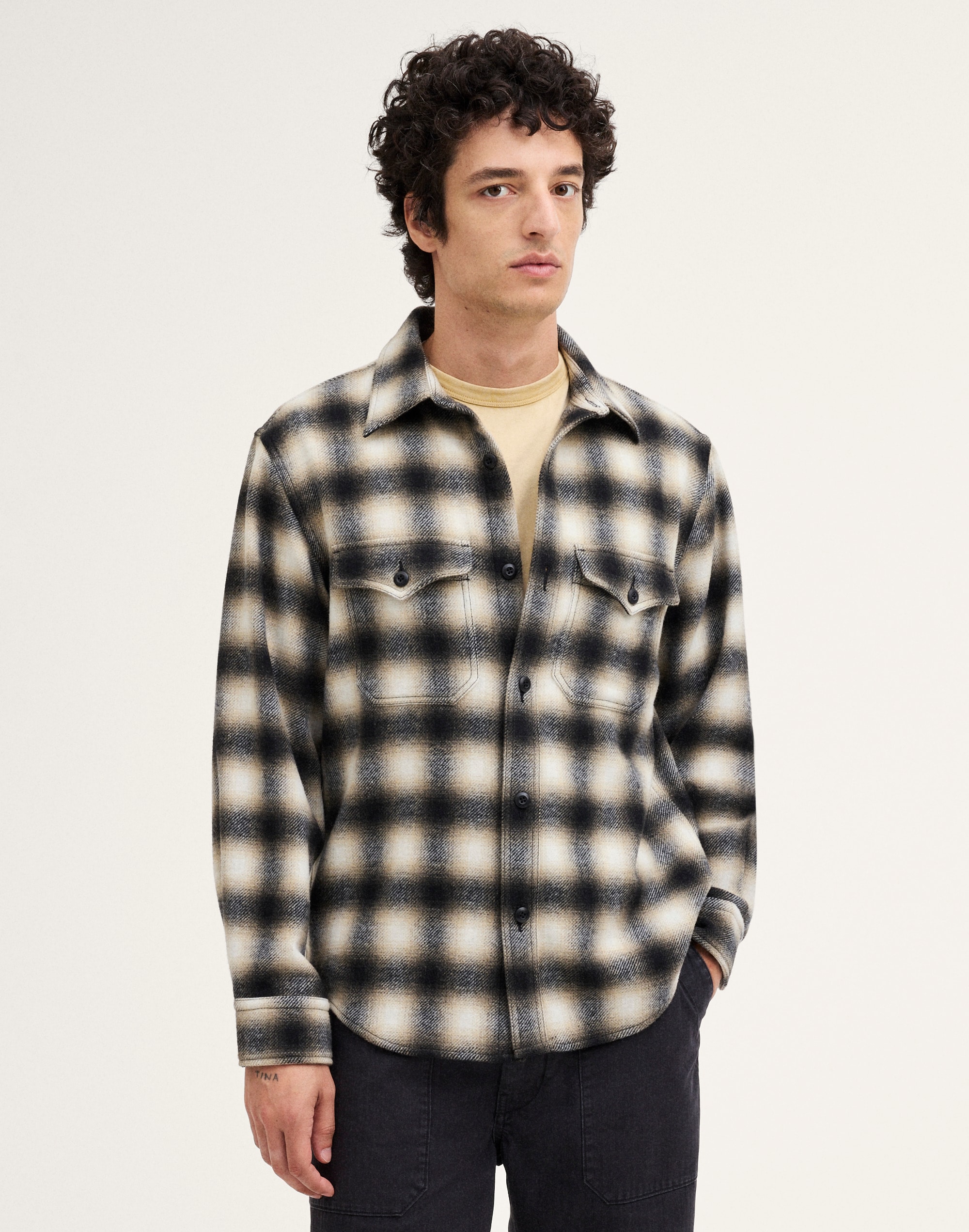 Overshirt in Wool Blend