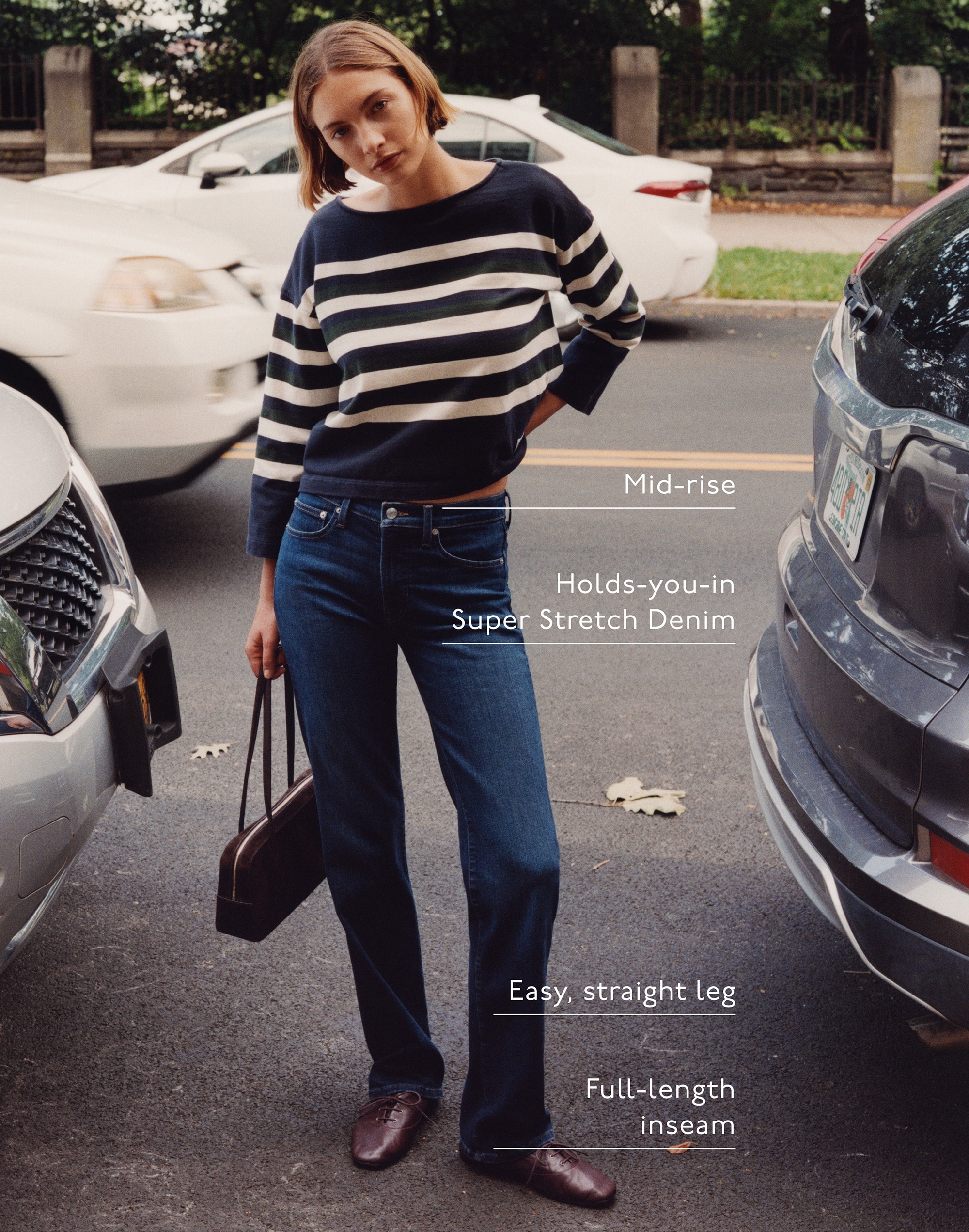 The Straight Jean in Super Stretch Denim