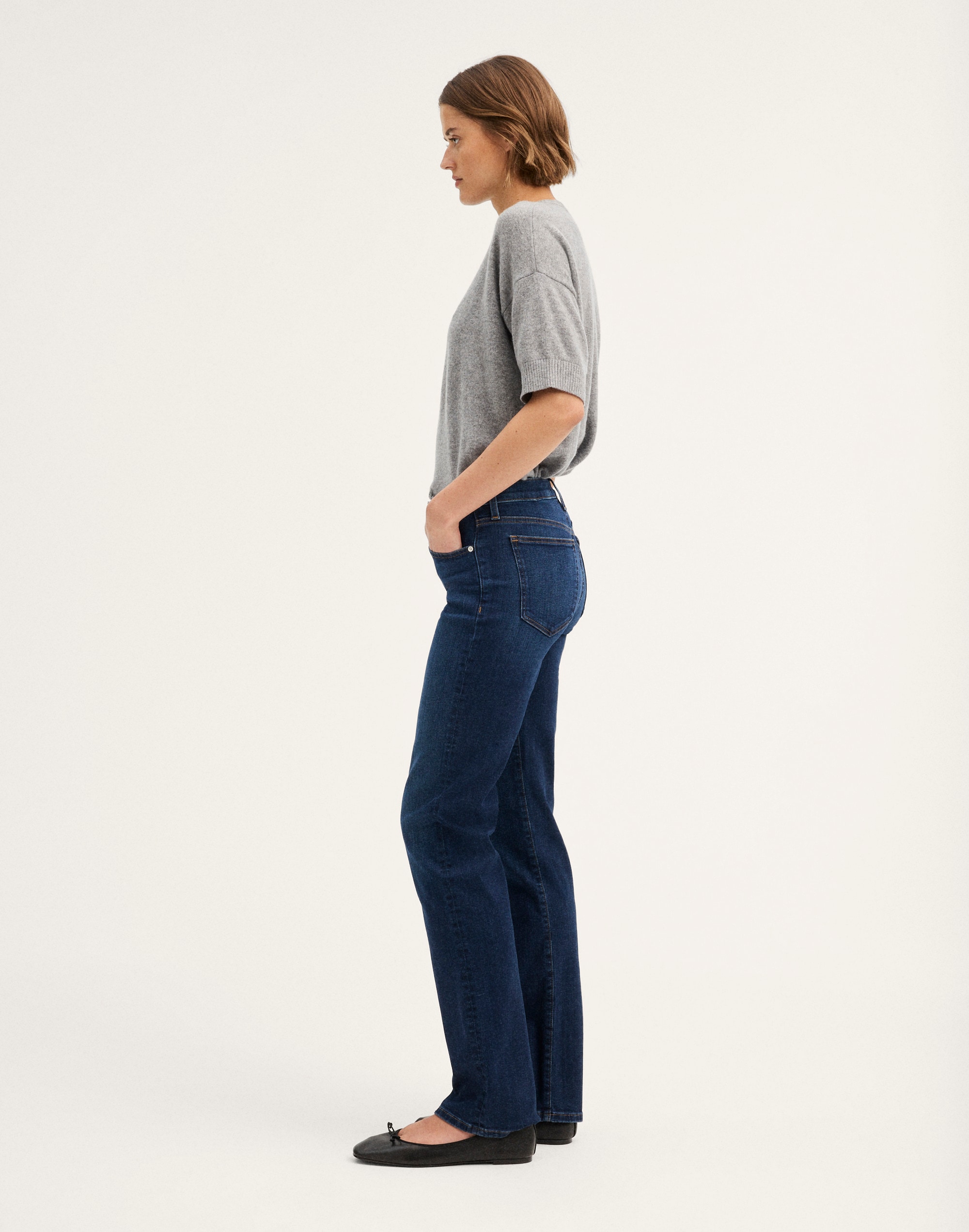 The Straight Jean in Super Stretch Denim