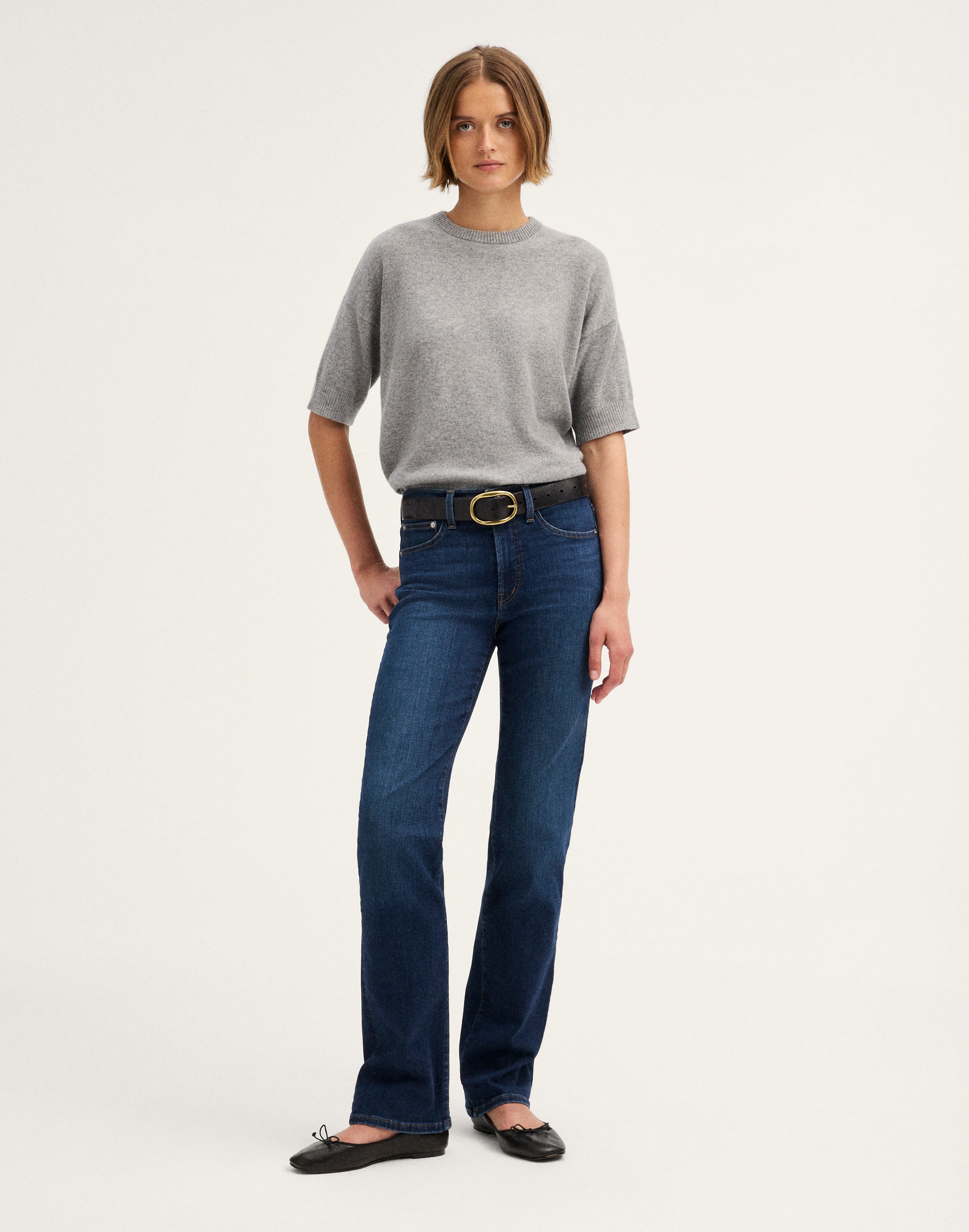 The Straight Jean in Super Stretch Denim