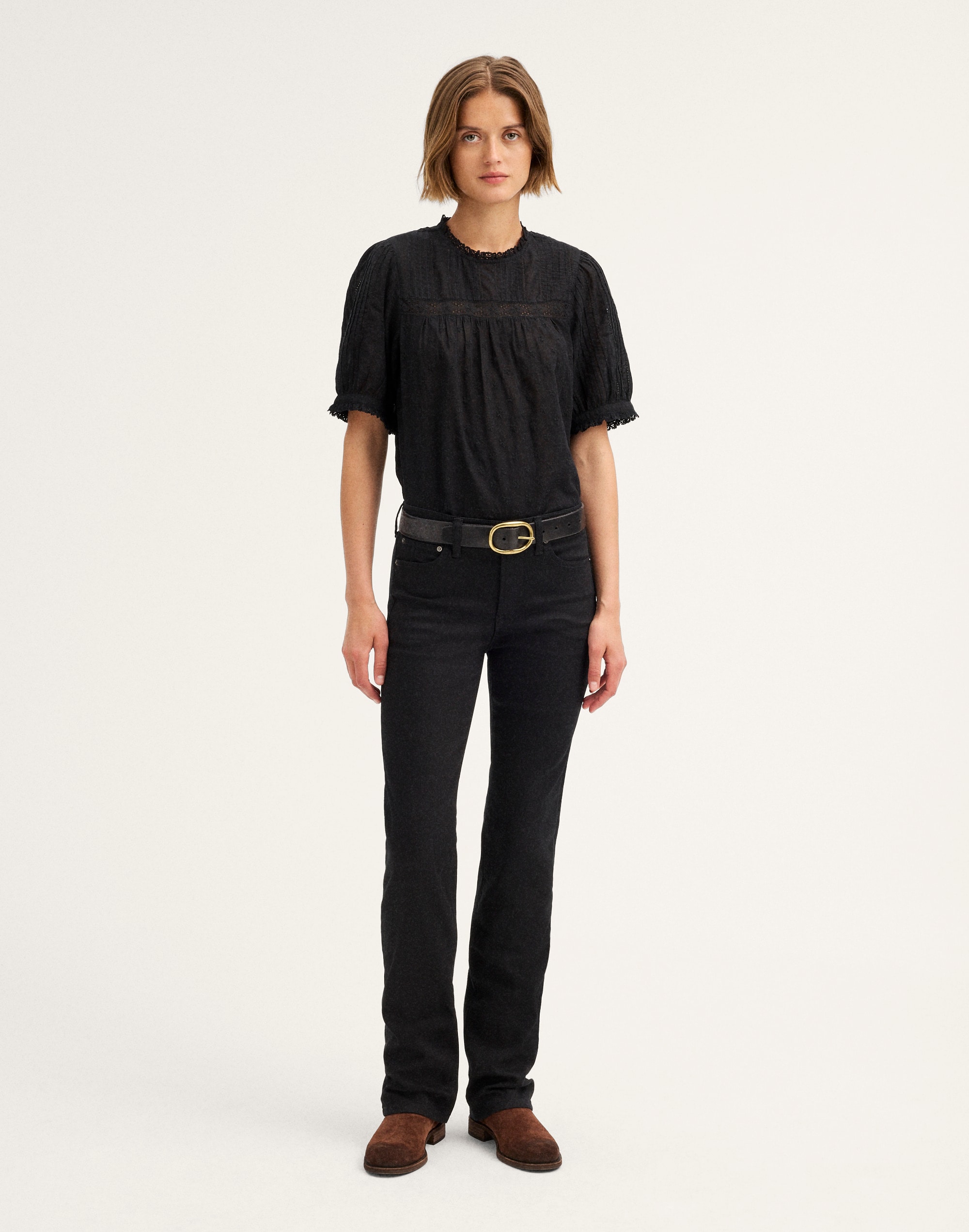 The Straight Jean in Super Stretch Denim