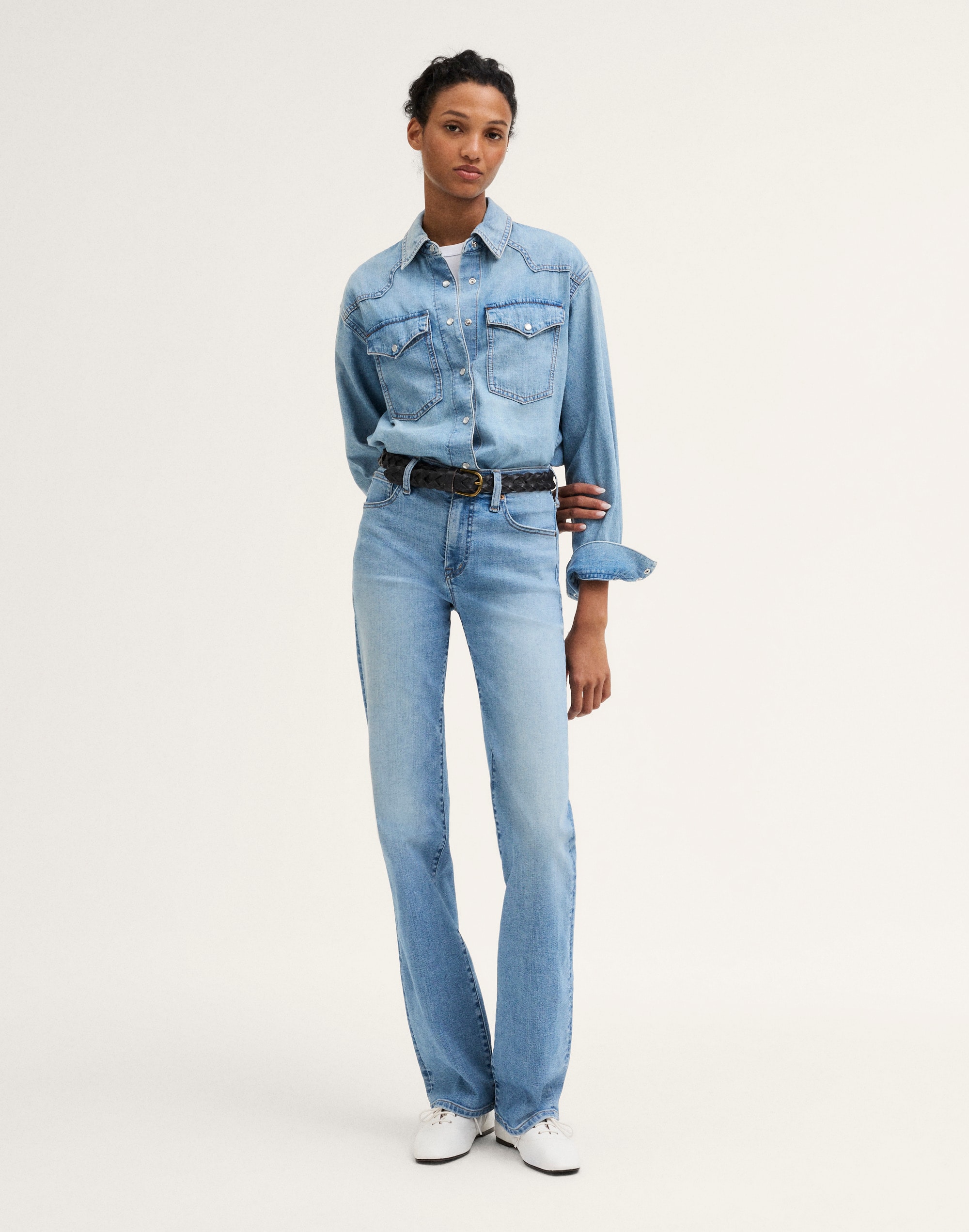 The Straight Jean in Super Stretch Denim