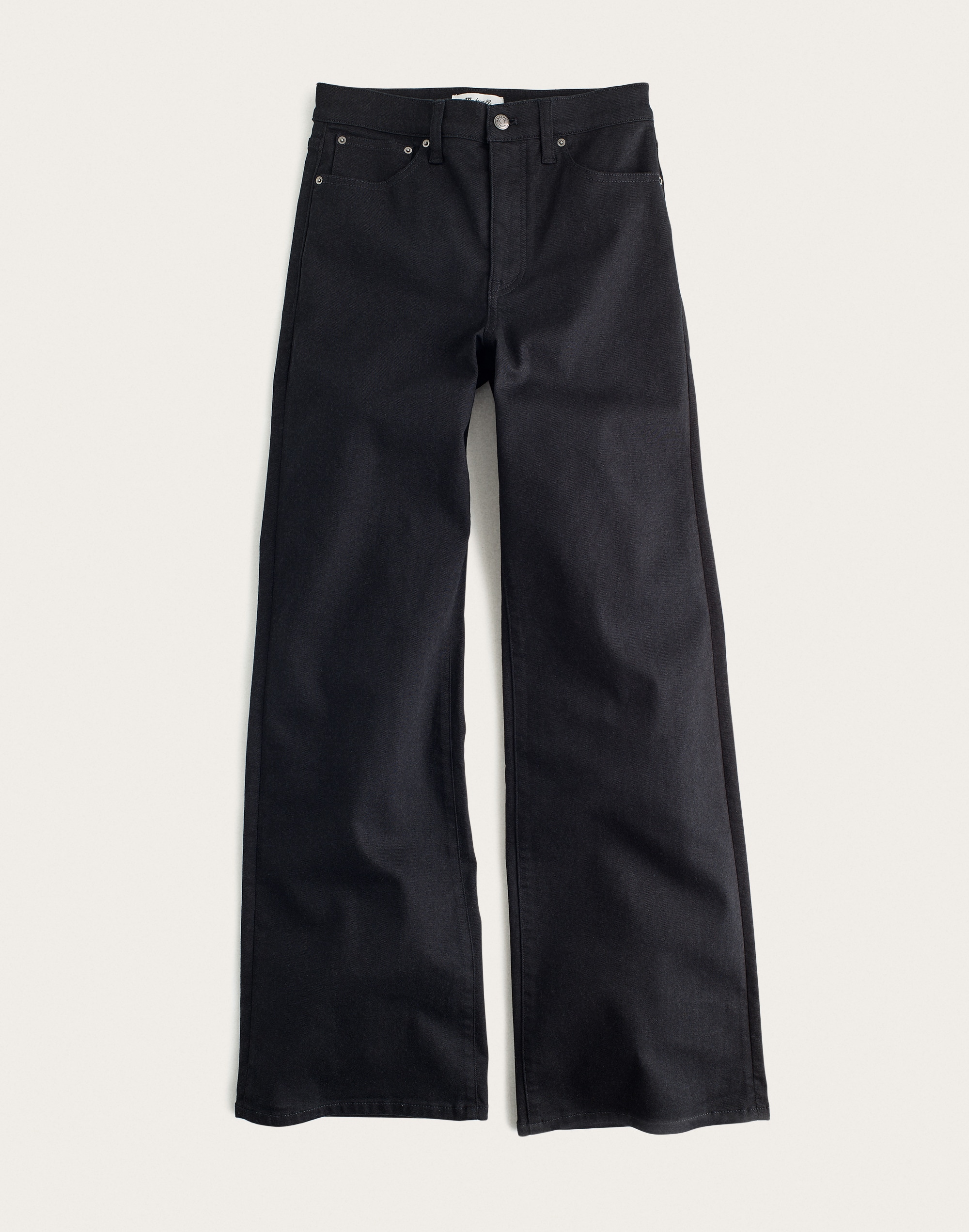 The Flare Crop Jean in Super Stretch Denim