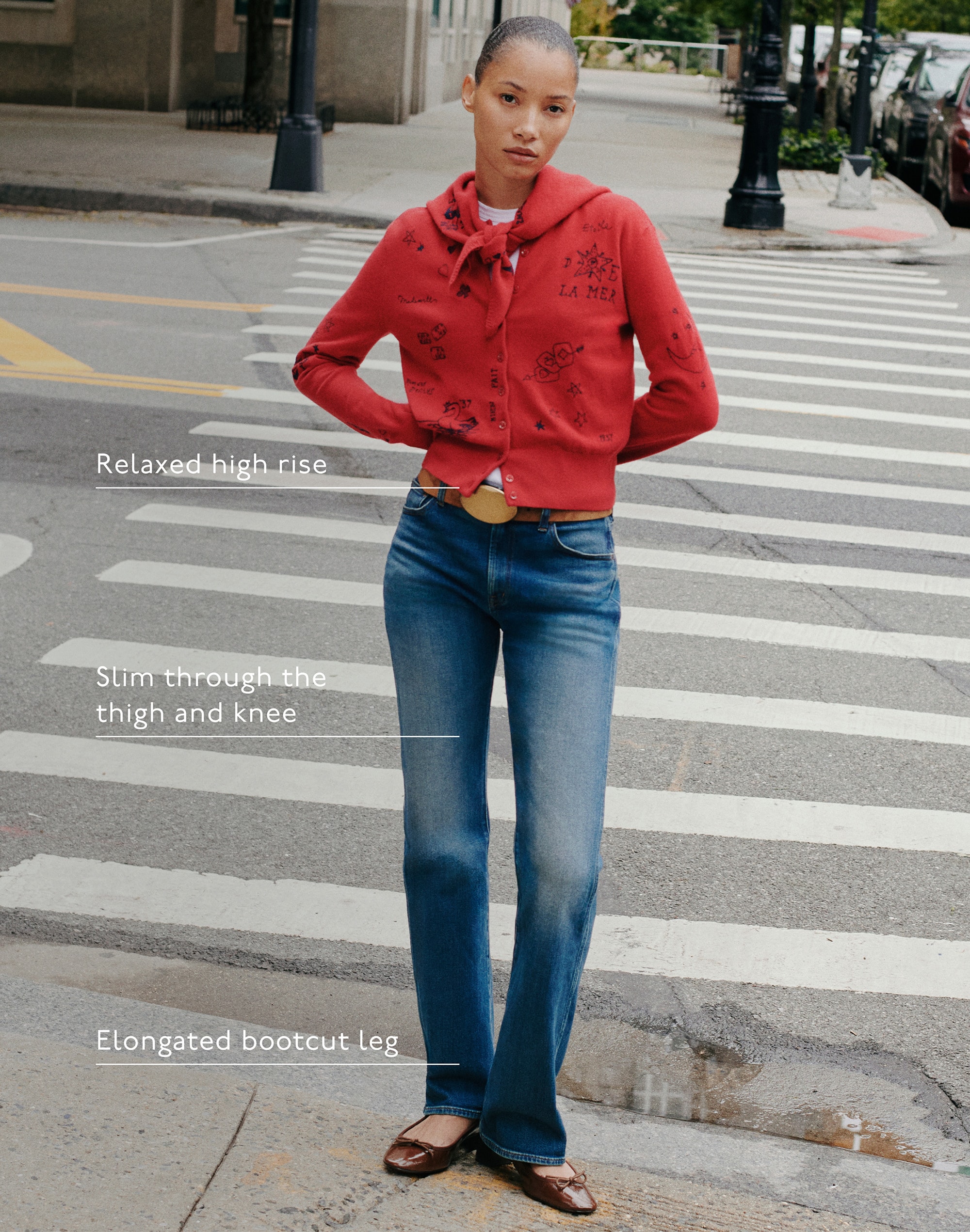 Relaxed Bootcut Jeans