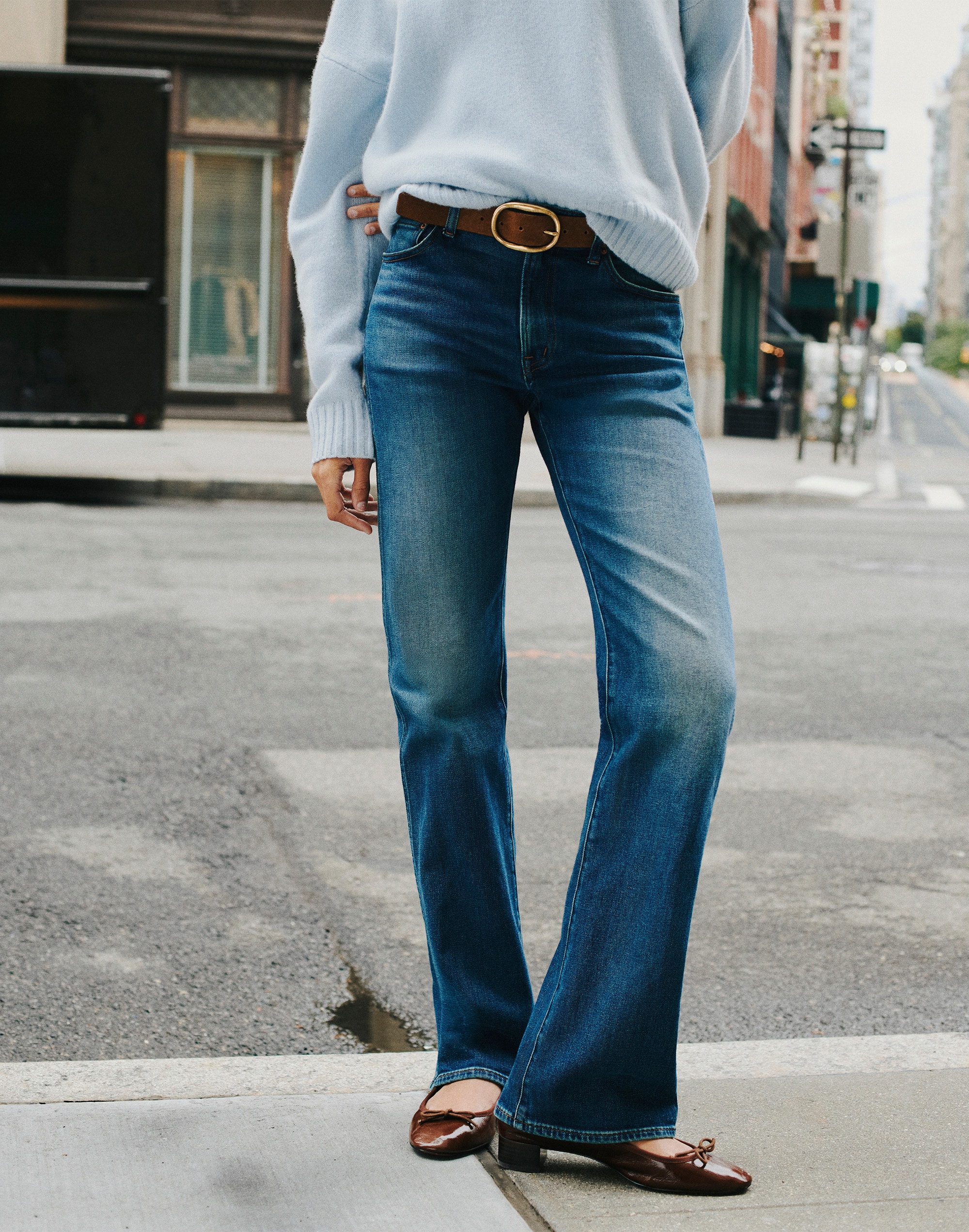 Relaxed Bootcut Jeans