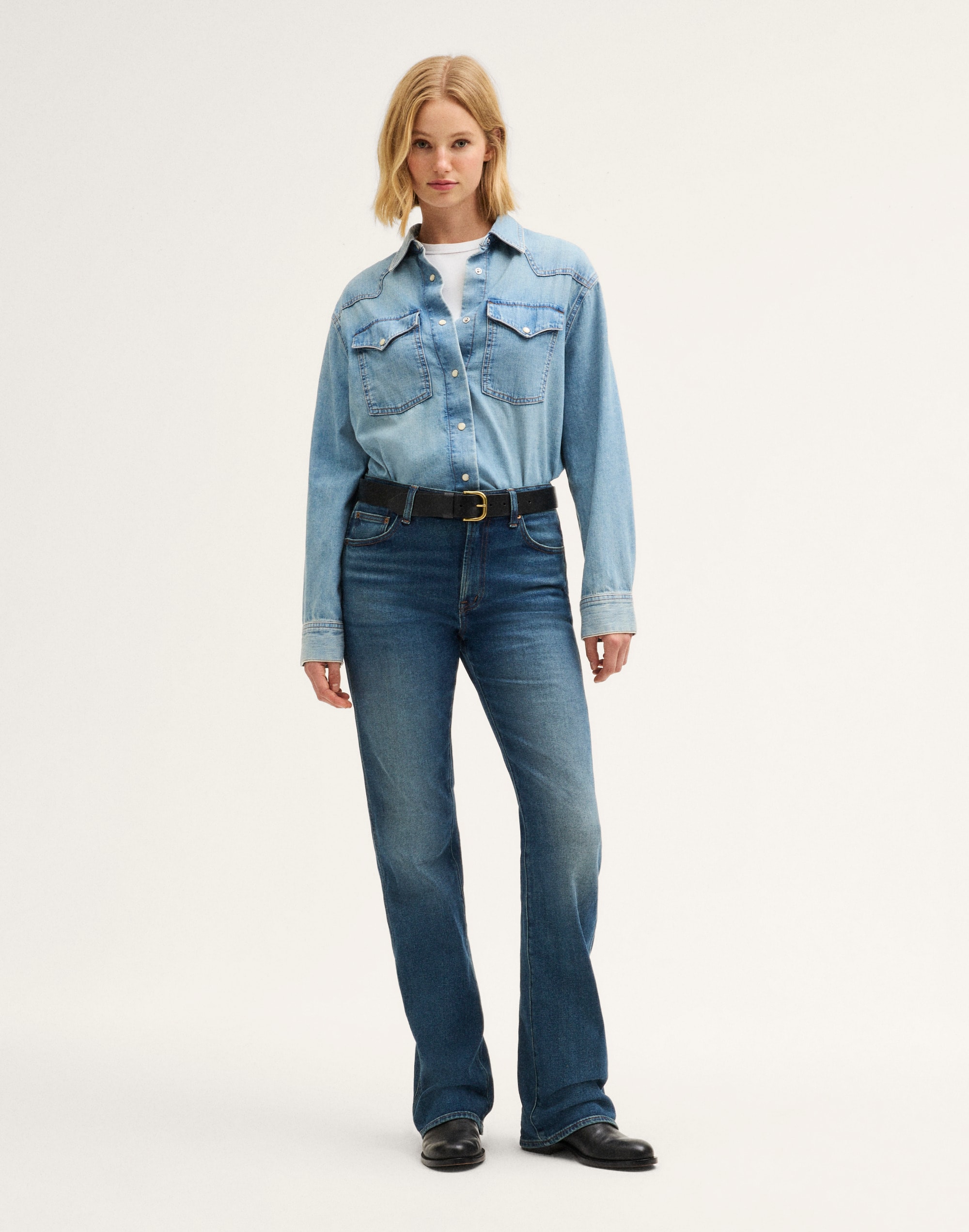 Relaxed Bootcut Jeans
