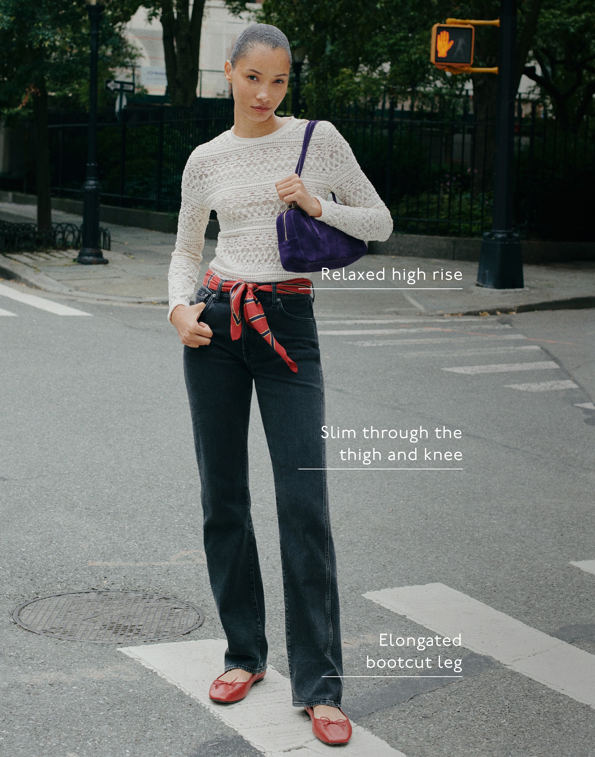 Relaxed Bootcut Jeans
