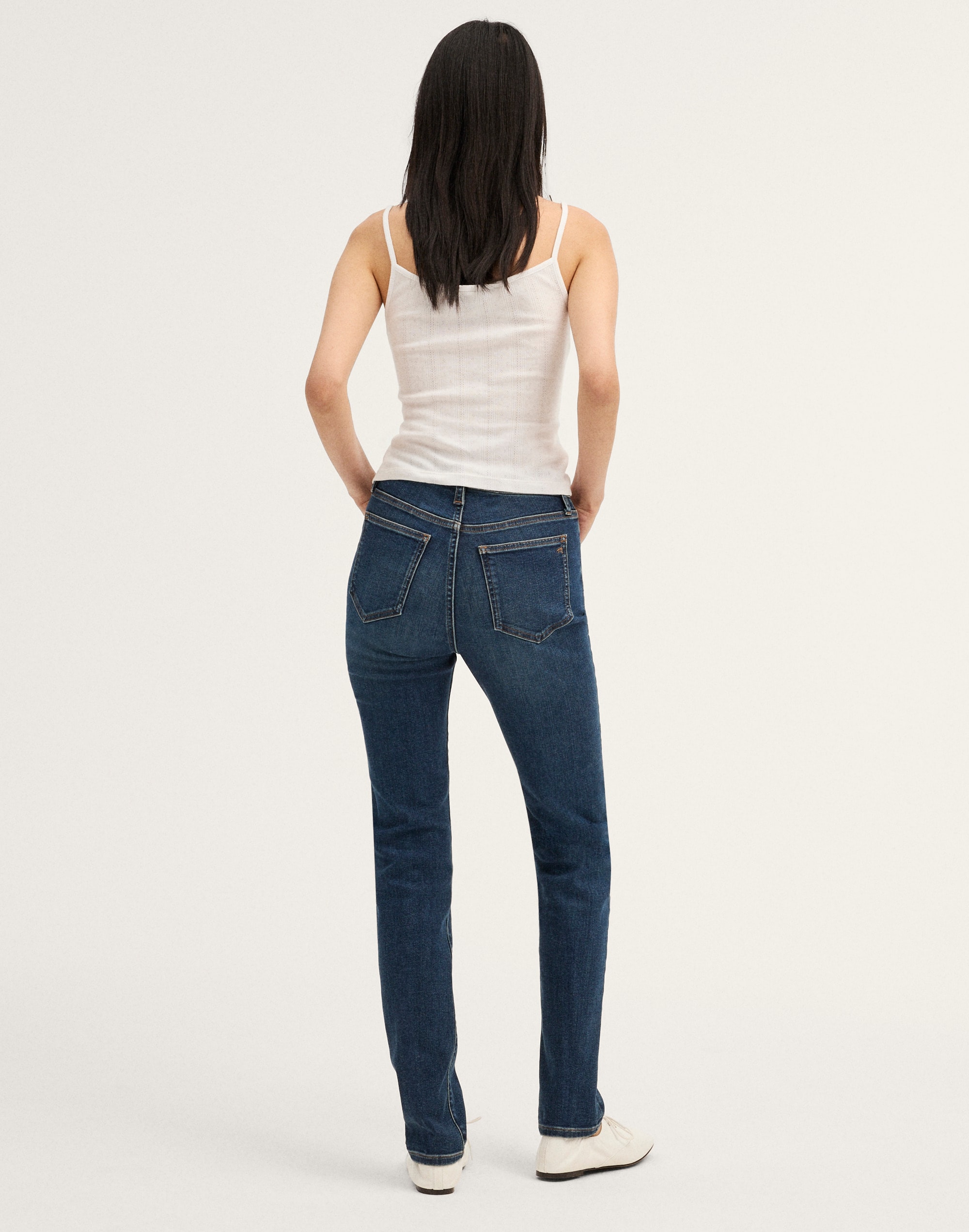 The Pencil Jean in Super Stretch Denim