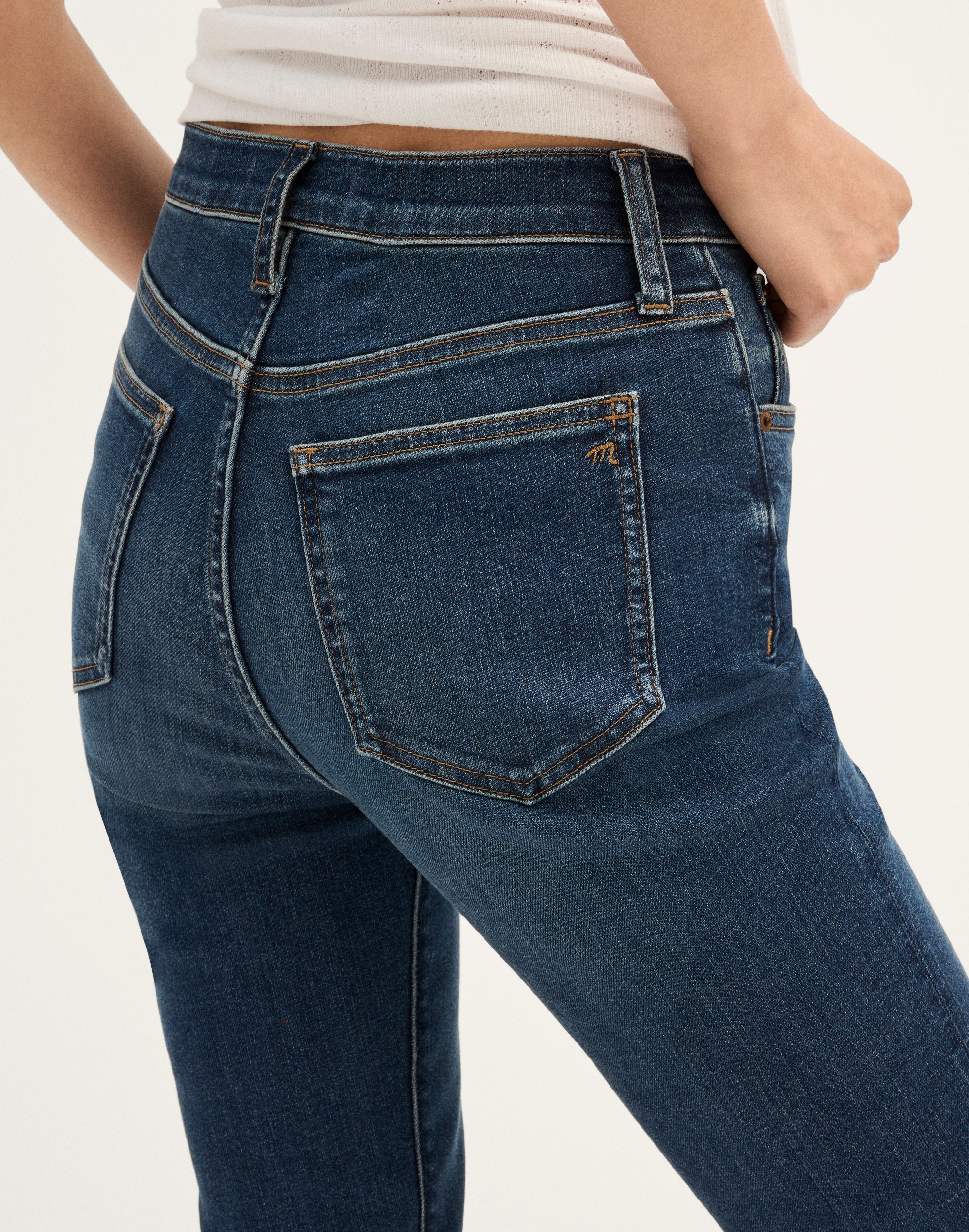 The Pencil Jean in Super Stretch Denim