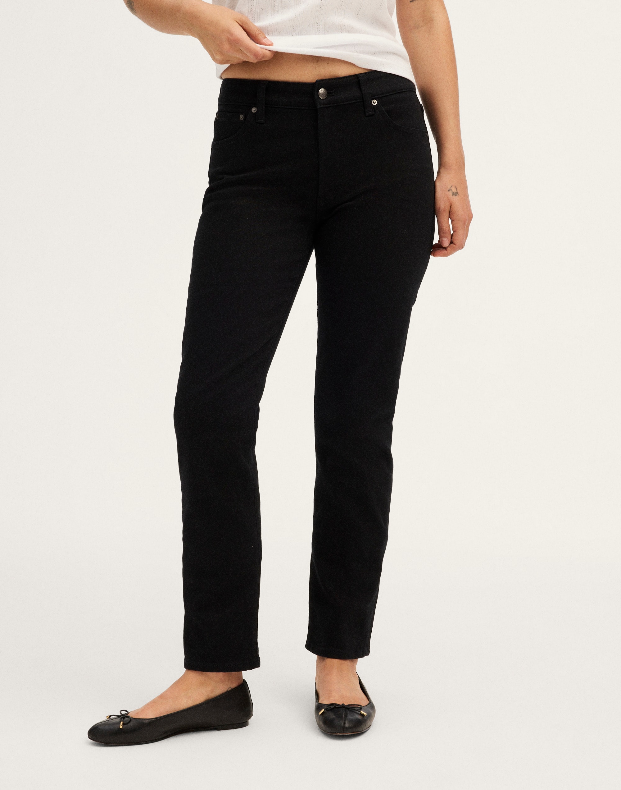 The Curvy Longline Straight Jean