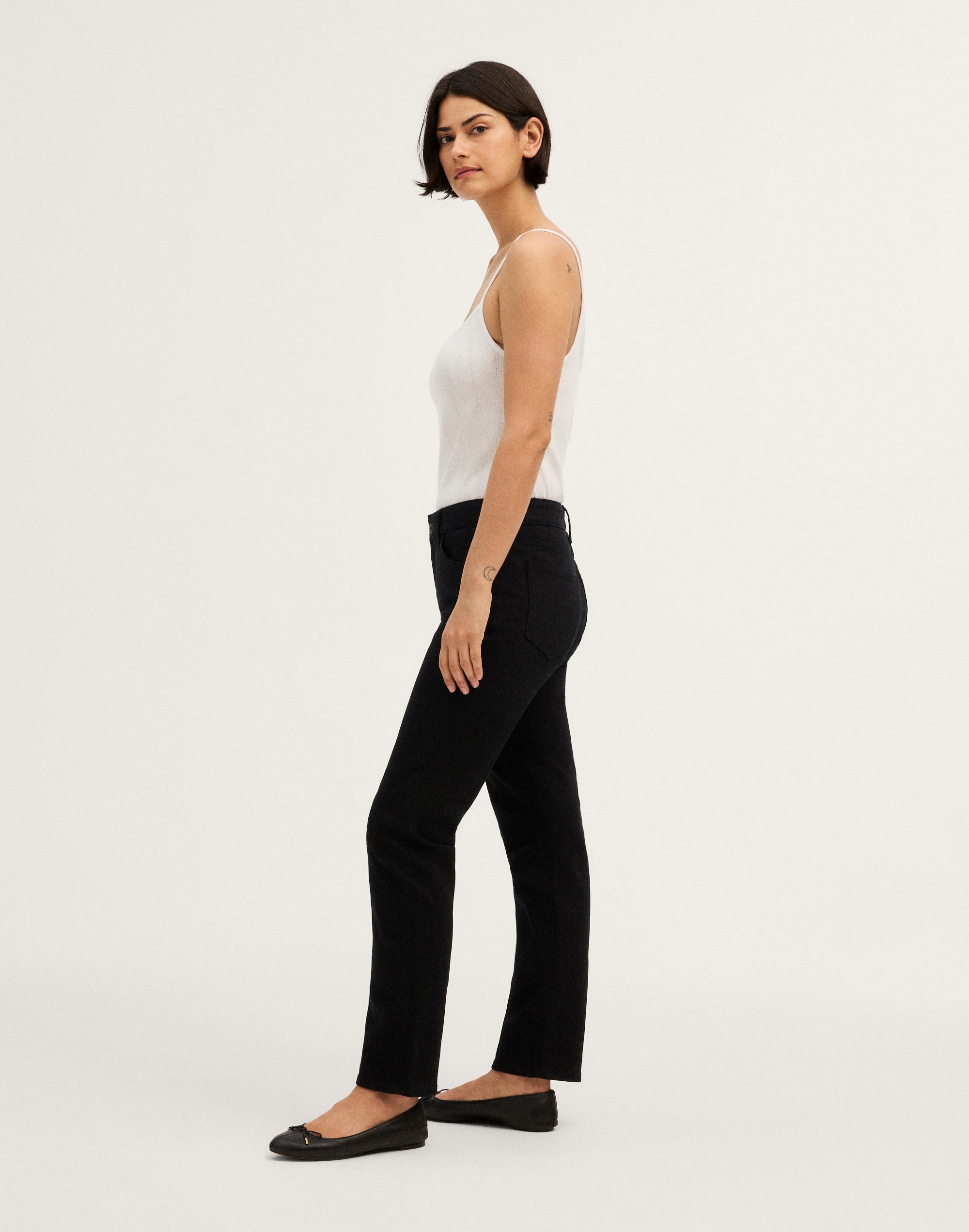 The Curvy Longline Straight Jean