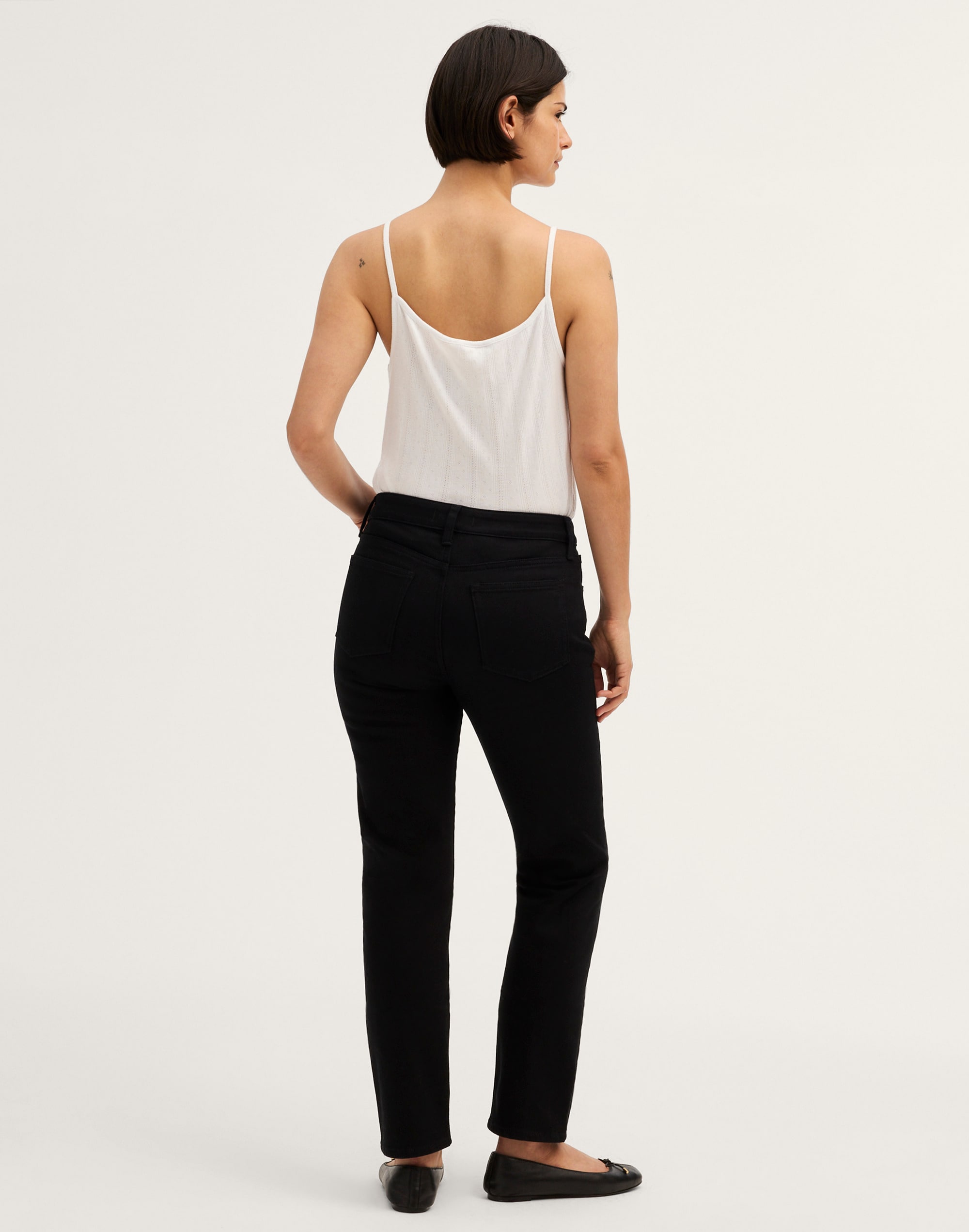 The Curvy Longline Straight Jean