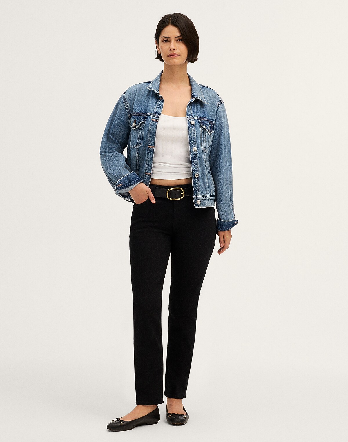 The Curvy Jules Slim-Straight Jean